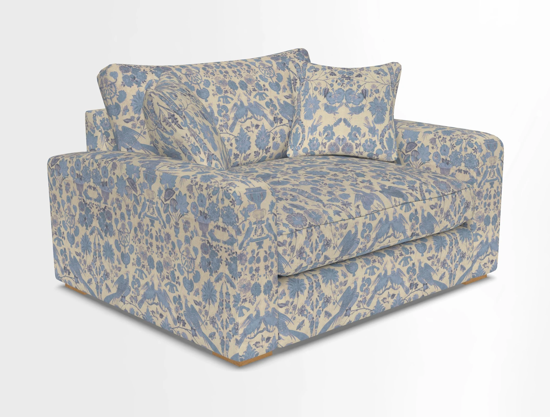Stockbridge Snuggler in Two Tone Plain Biscuit