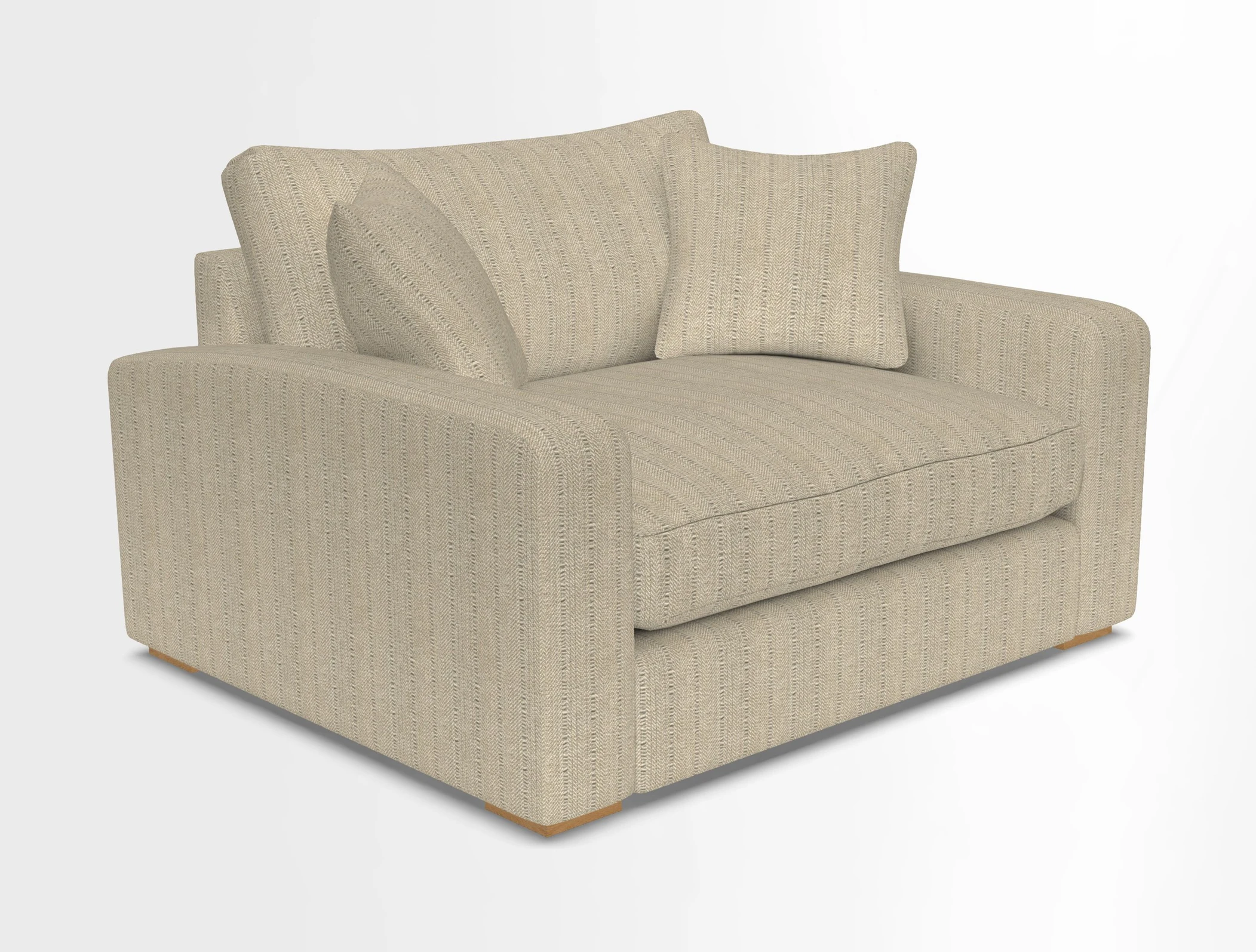 Stockbridge Snuggler in Two Tone Plain Biscuit