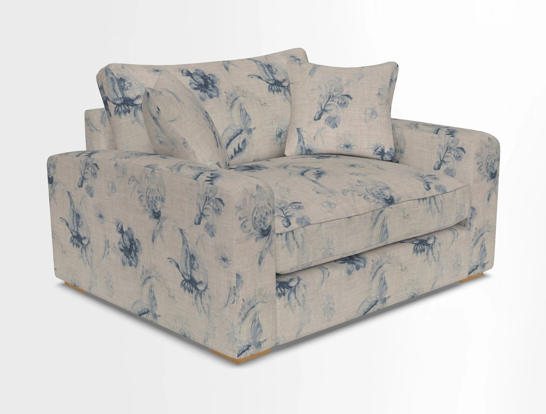 Stockbridge Snuggler in Two Tone Plain Biscuit