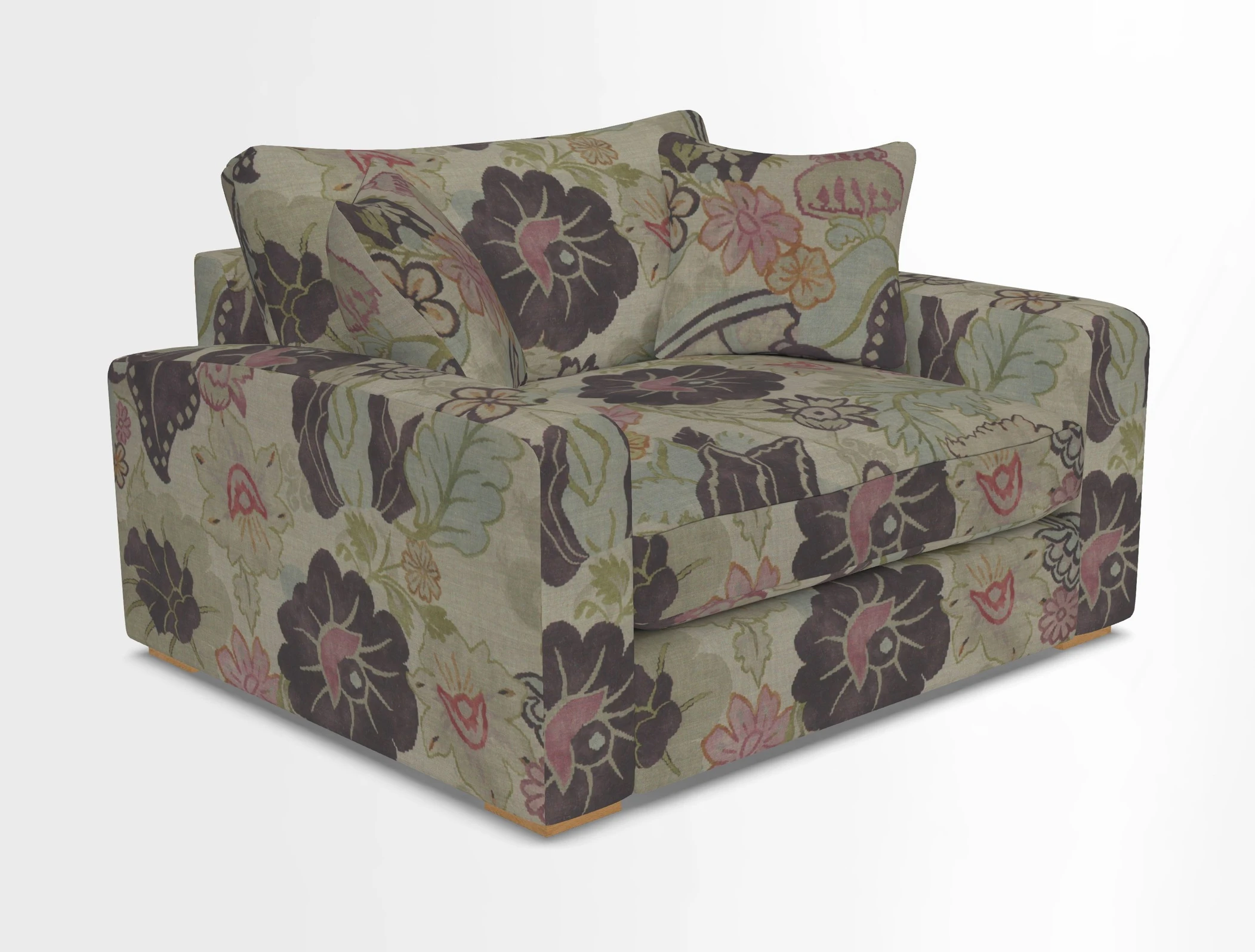 Stockbridge Snuggler in Two Tone Plain Biscuit