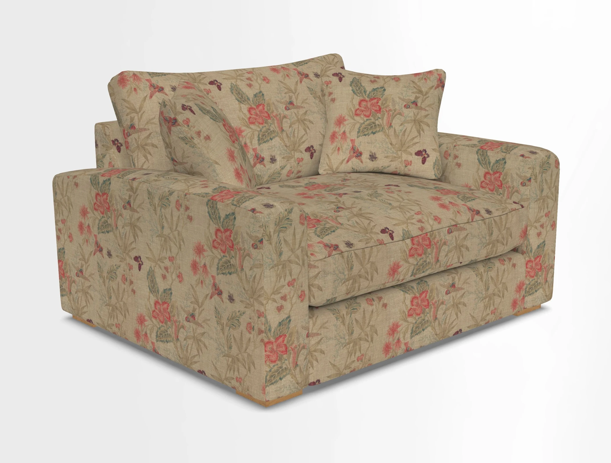 Stockbridge Snuggler in Two Tone Plain Biscuit