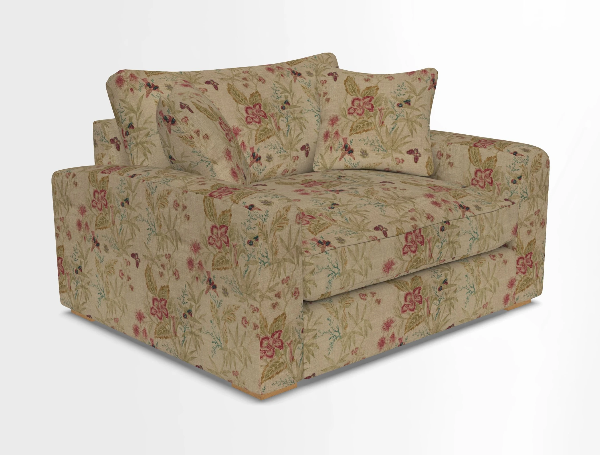 Stockbridge Snuggler in Two Tone Plain Biscuit