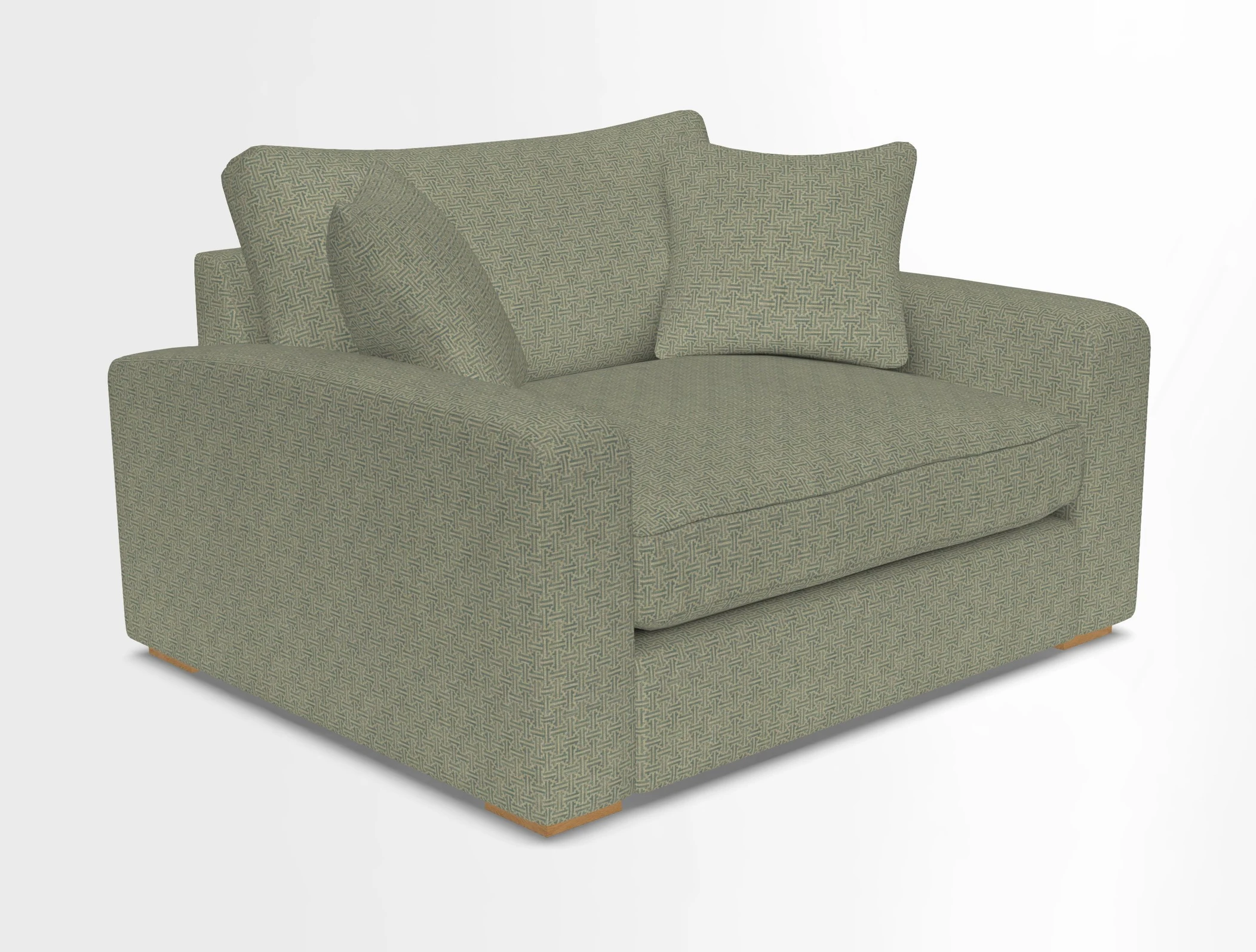 Stockbridge Snuggler in Two Tone Plain Biscuit