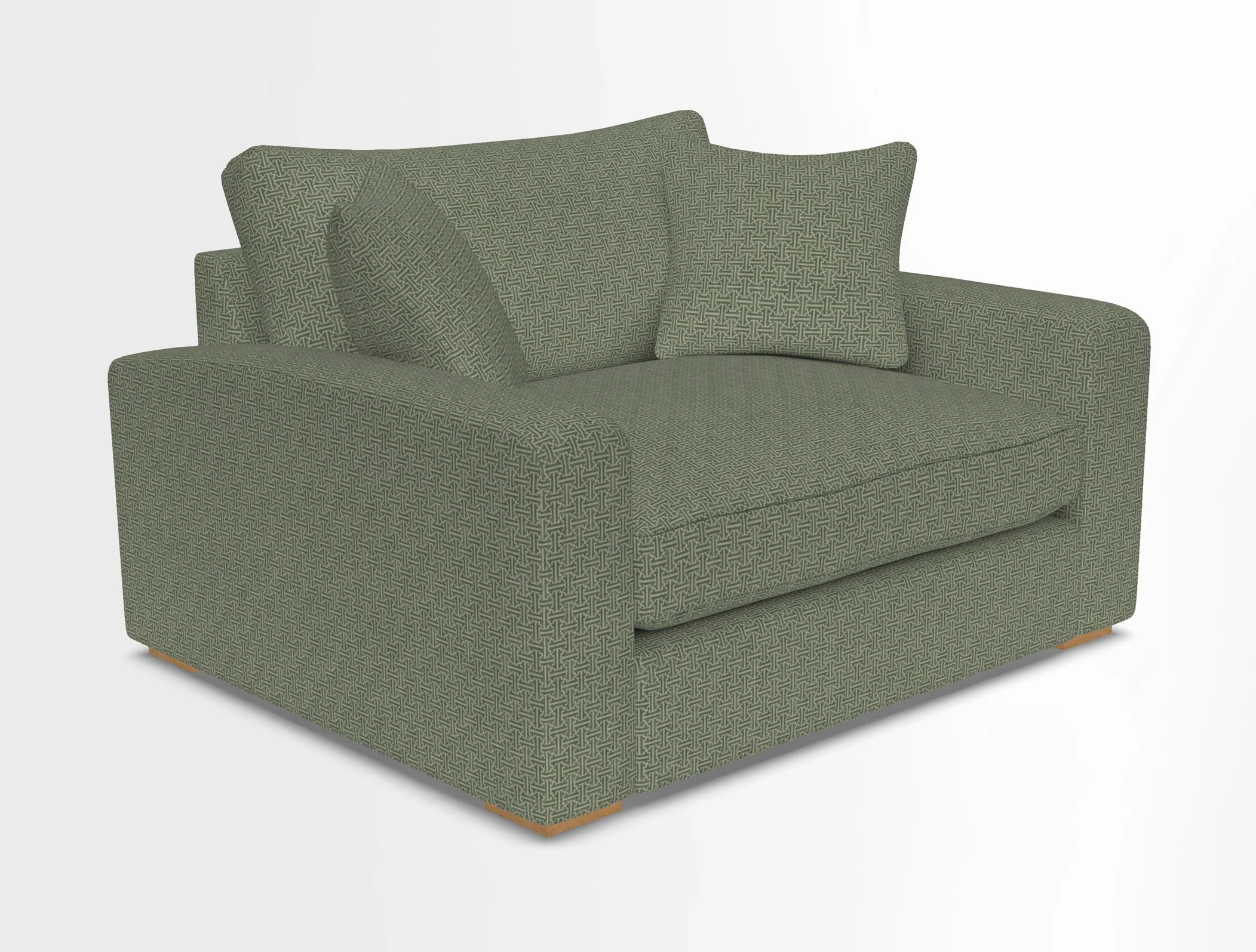 Stockbridge Snuggler in Two Tone Plain Biscuit