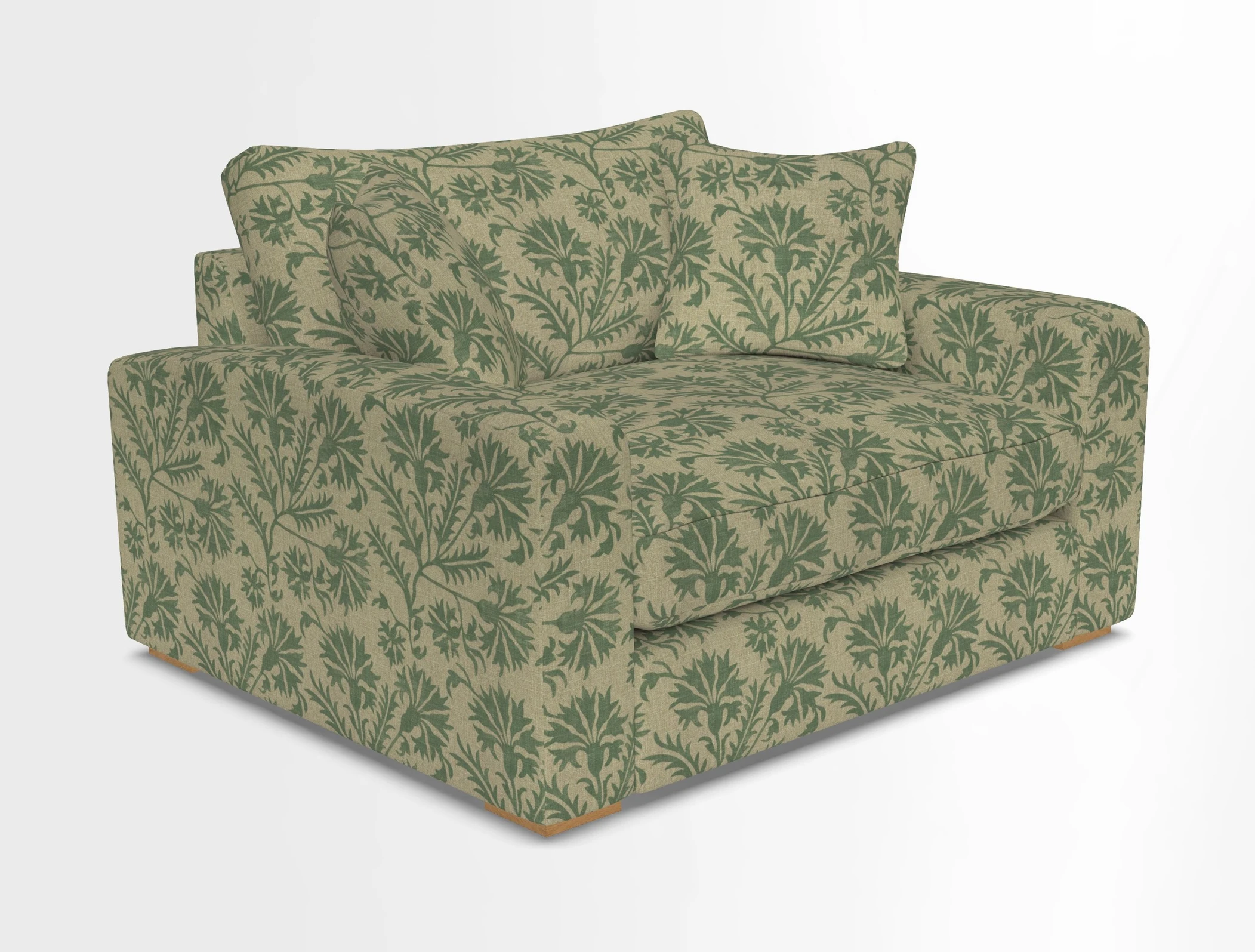 Stockbridge Snuggler in Two Tone Plain Biscuit