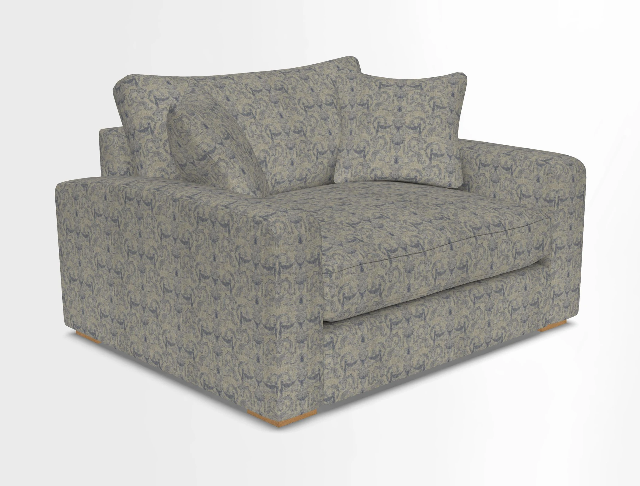 Stockbridge Snuggler in Two Tone Plain Biscuit