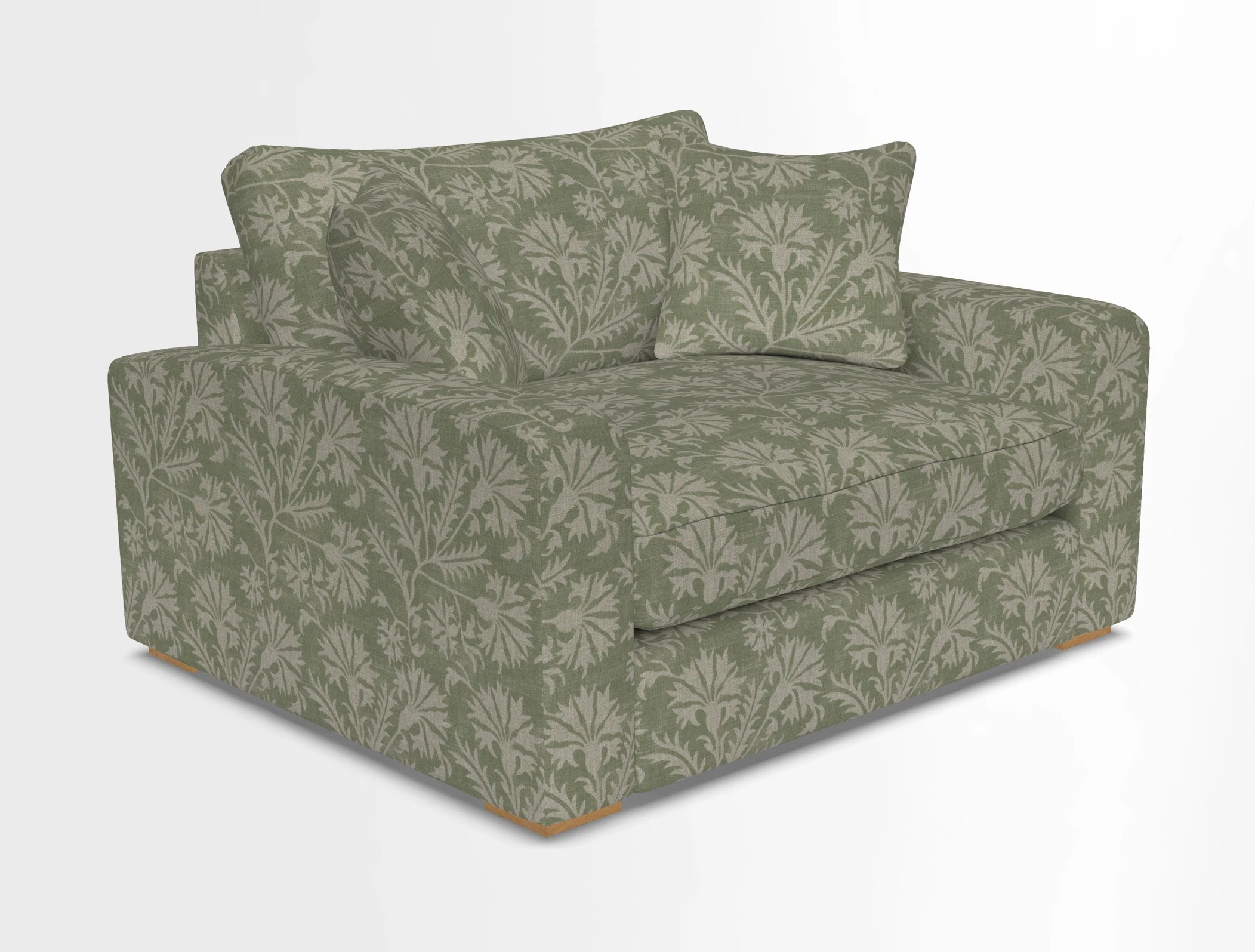 Stockbridge Snuggler in Two Tone Plain Biscuit