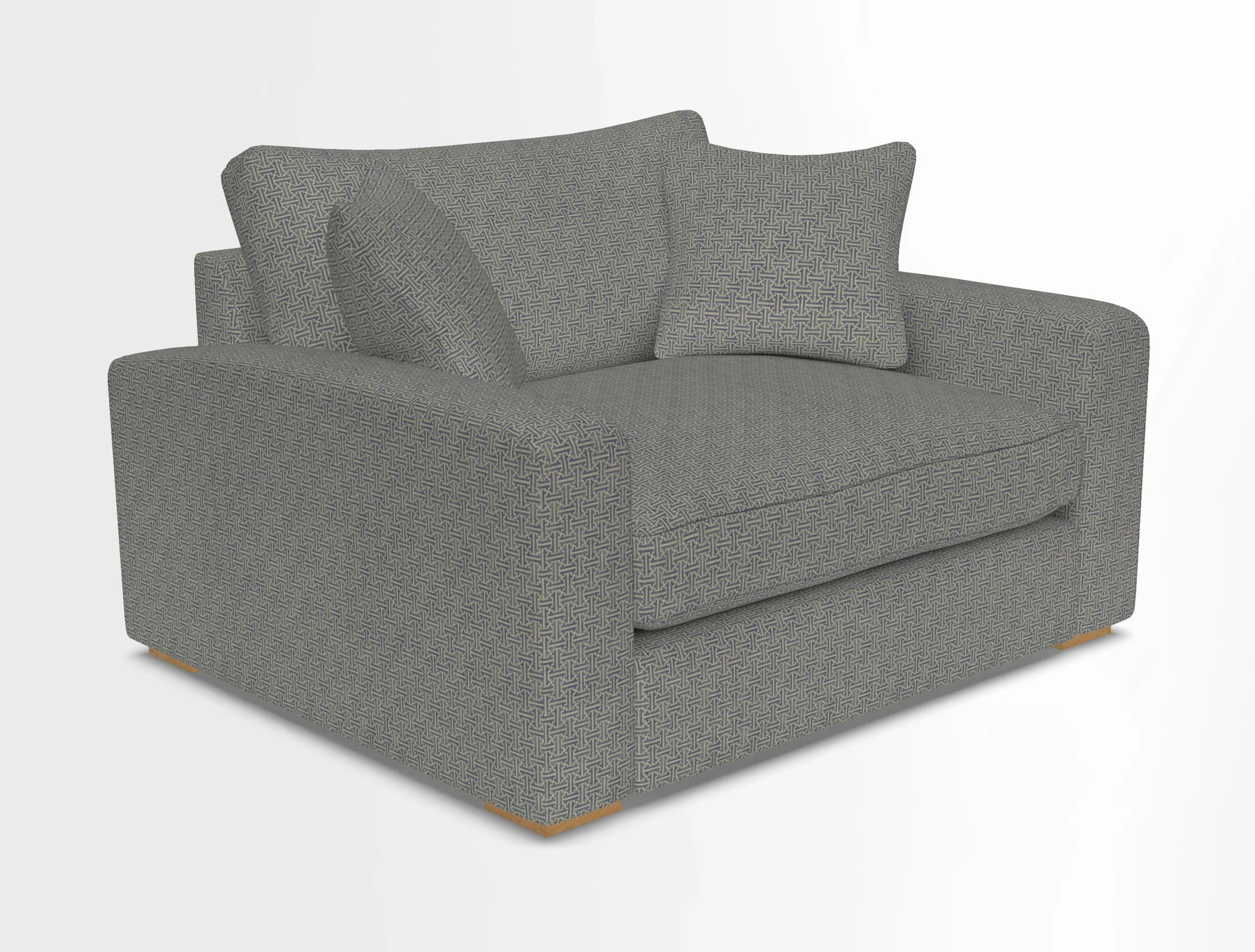 Stockbridge Snuggler in Two Tone Plain Biscuit