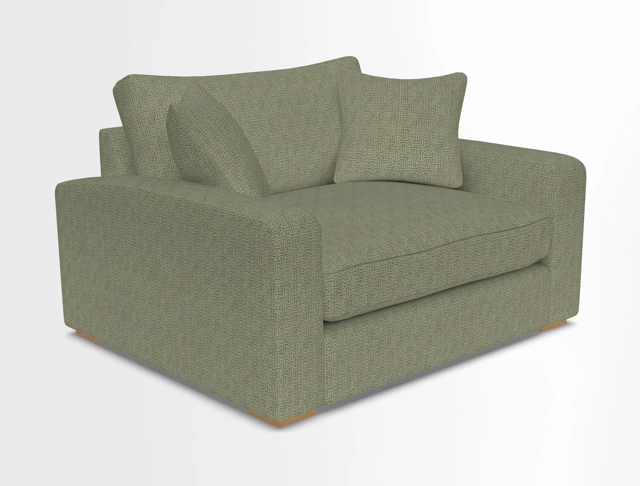 Stockbridge Snuggler in Two Tone Plain Biscuit