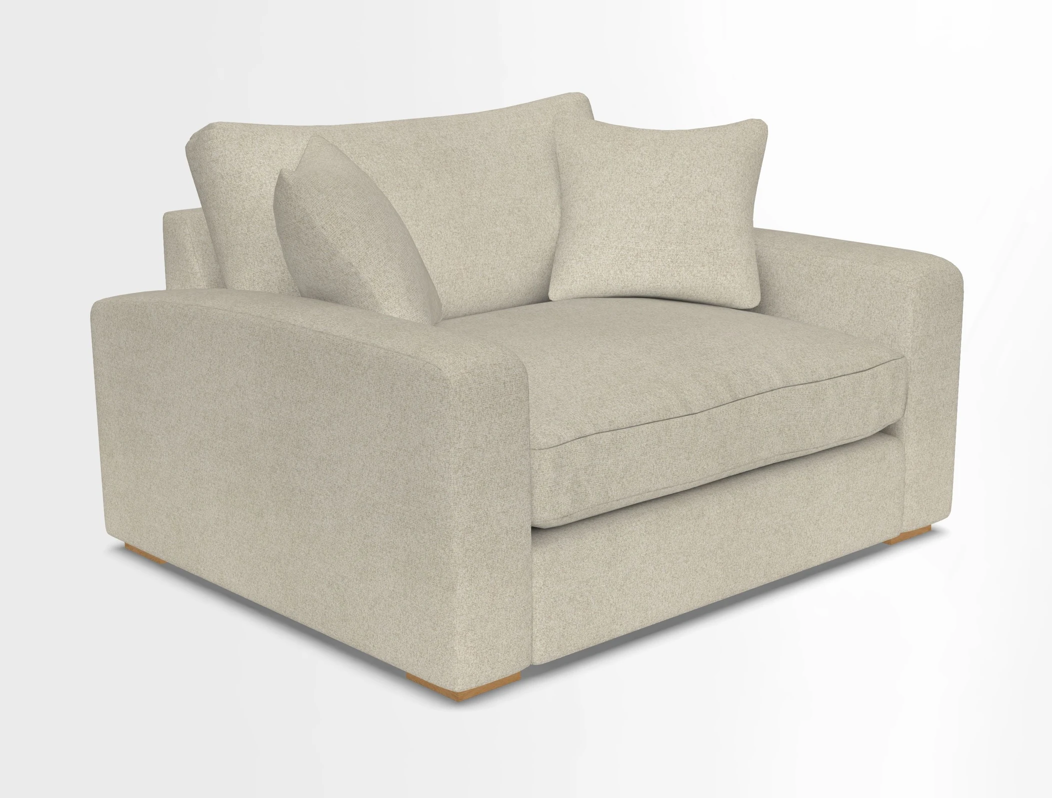 Stockbridge Snuggler in Two Tone Plain Biscuit