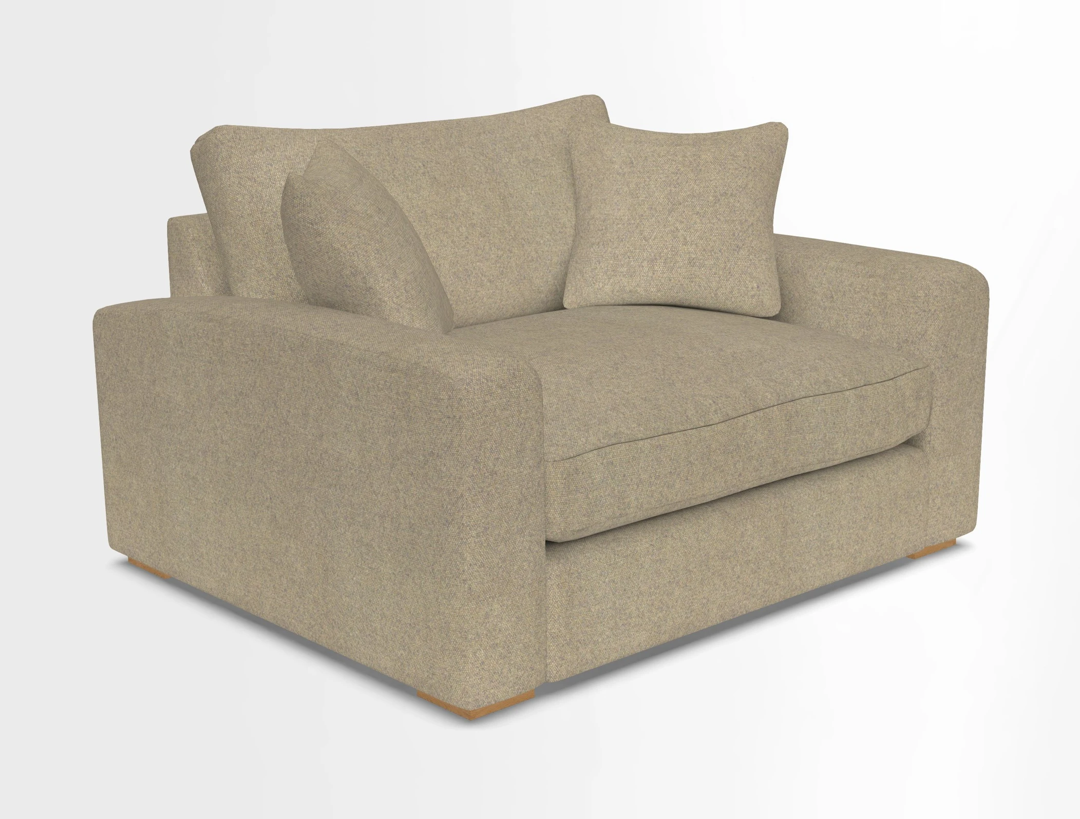 Stockbridge Snuggler in Two Tone Plain Biscuit