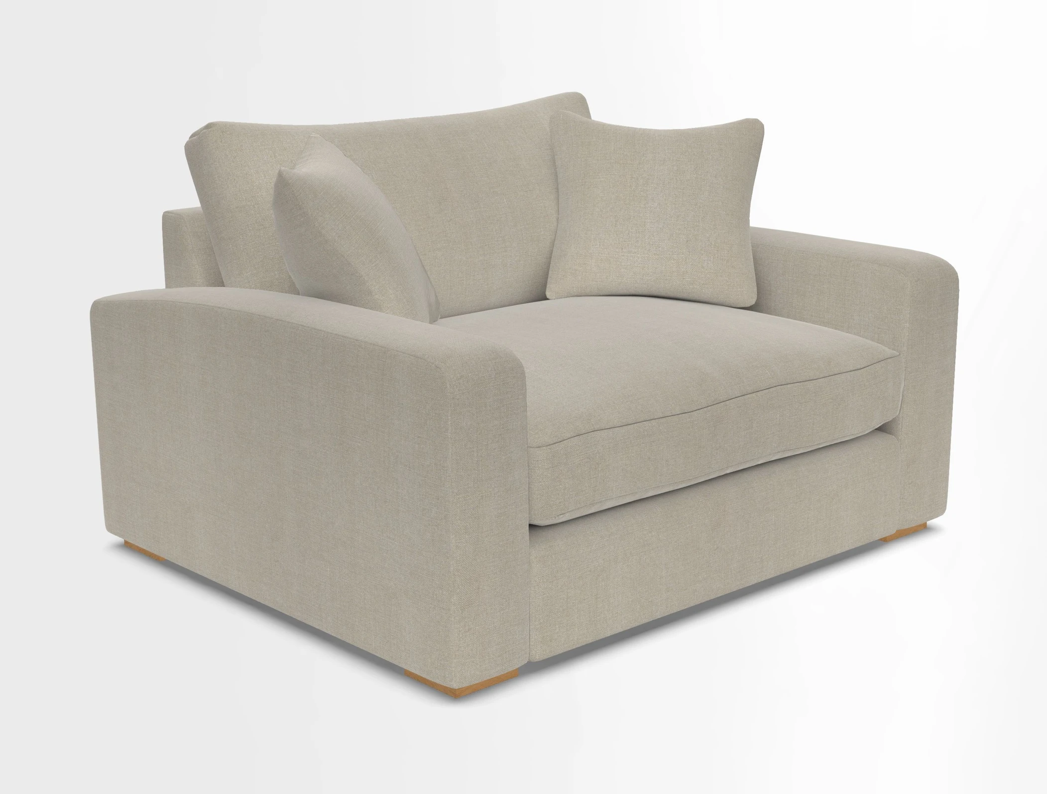 Stockbridge Snuggler in Two Tone Plain Biscuit