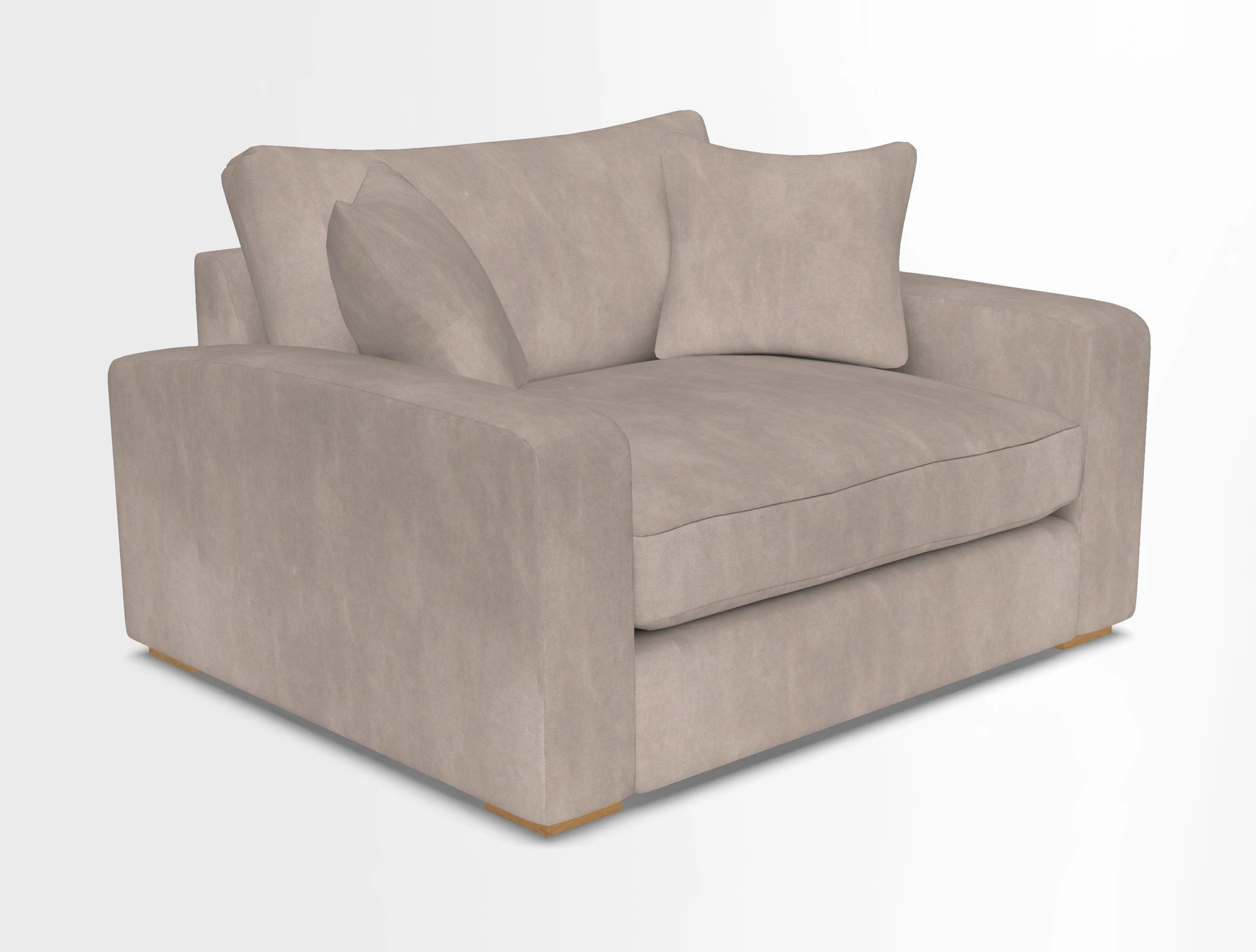 Stockbridge Snuggler in Two Tone Plain Biscuit