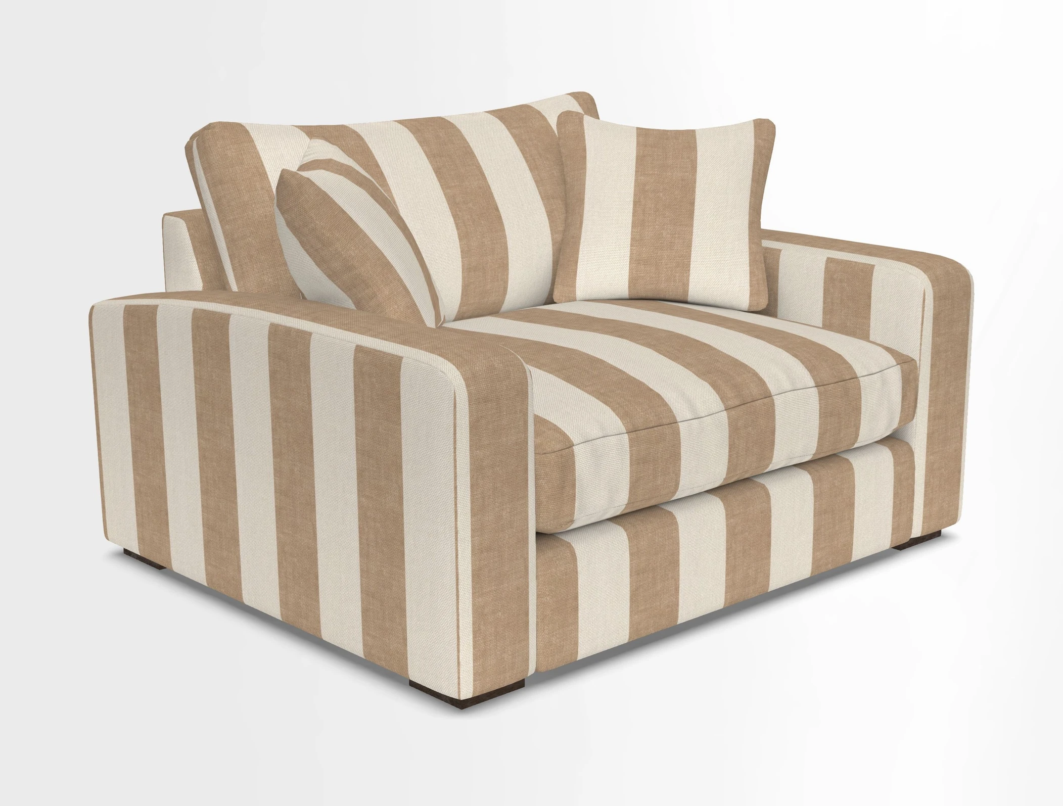 Stockbridge Snuggler in Two Tone Plain Biscuit
