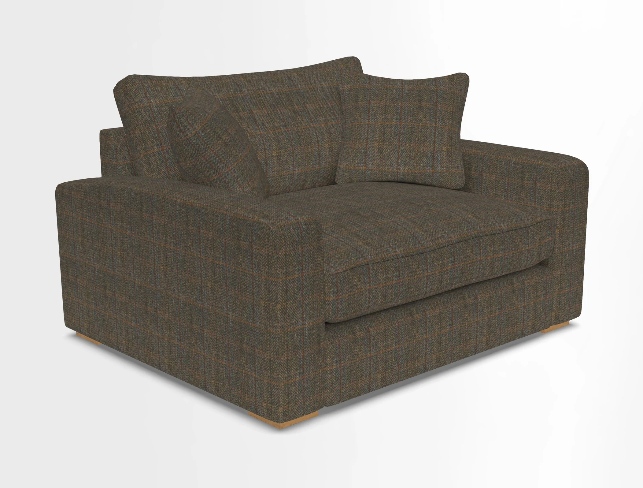 Stockbridge Snuggler in Two Tone Plain Biscuit