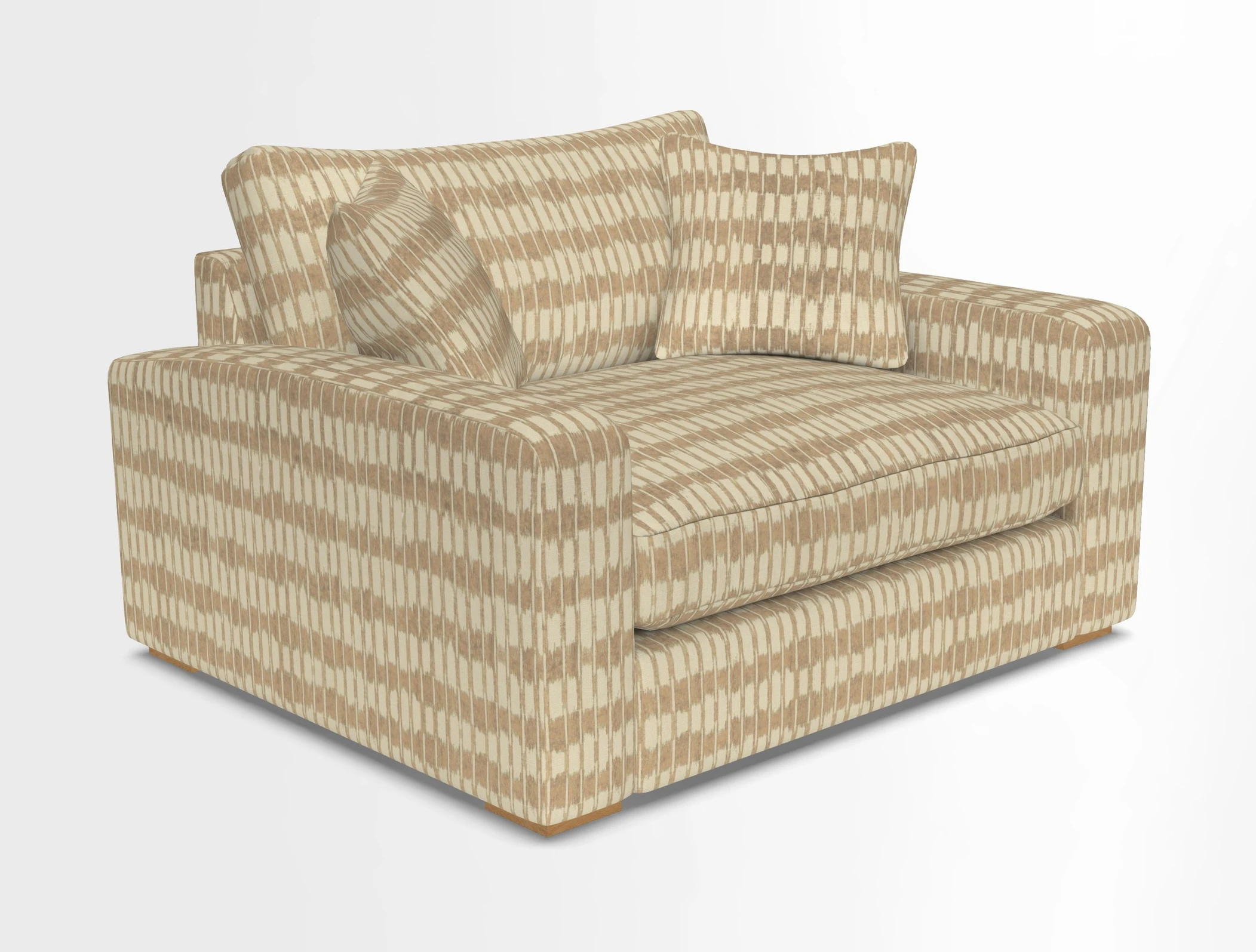 Stockbridge Snuggler in Two Tone Plain Biscuit