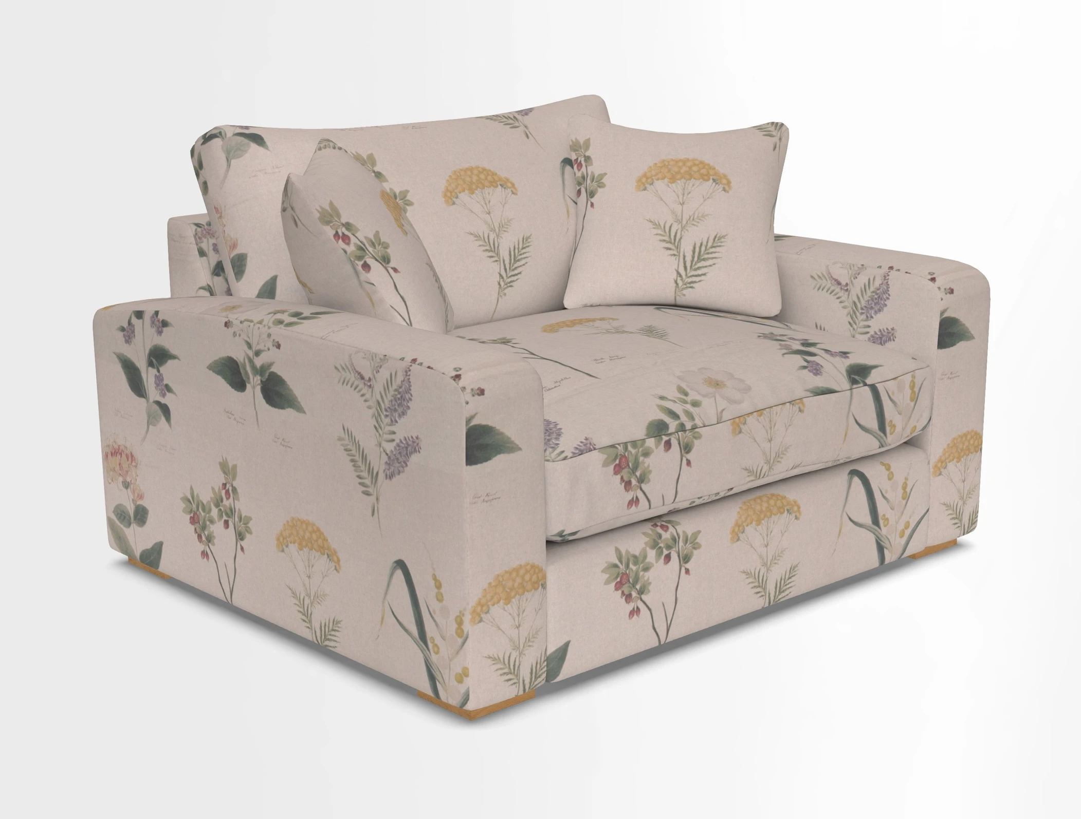 Stockbridge Snuggler in Two Tone Plain Biscuit