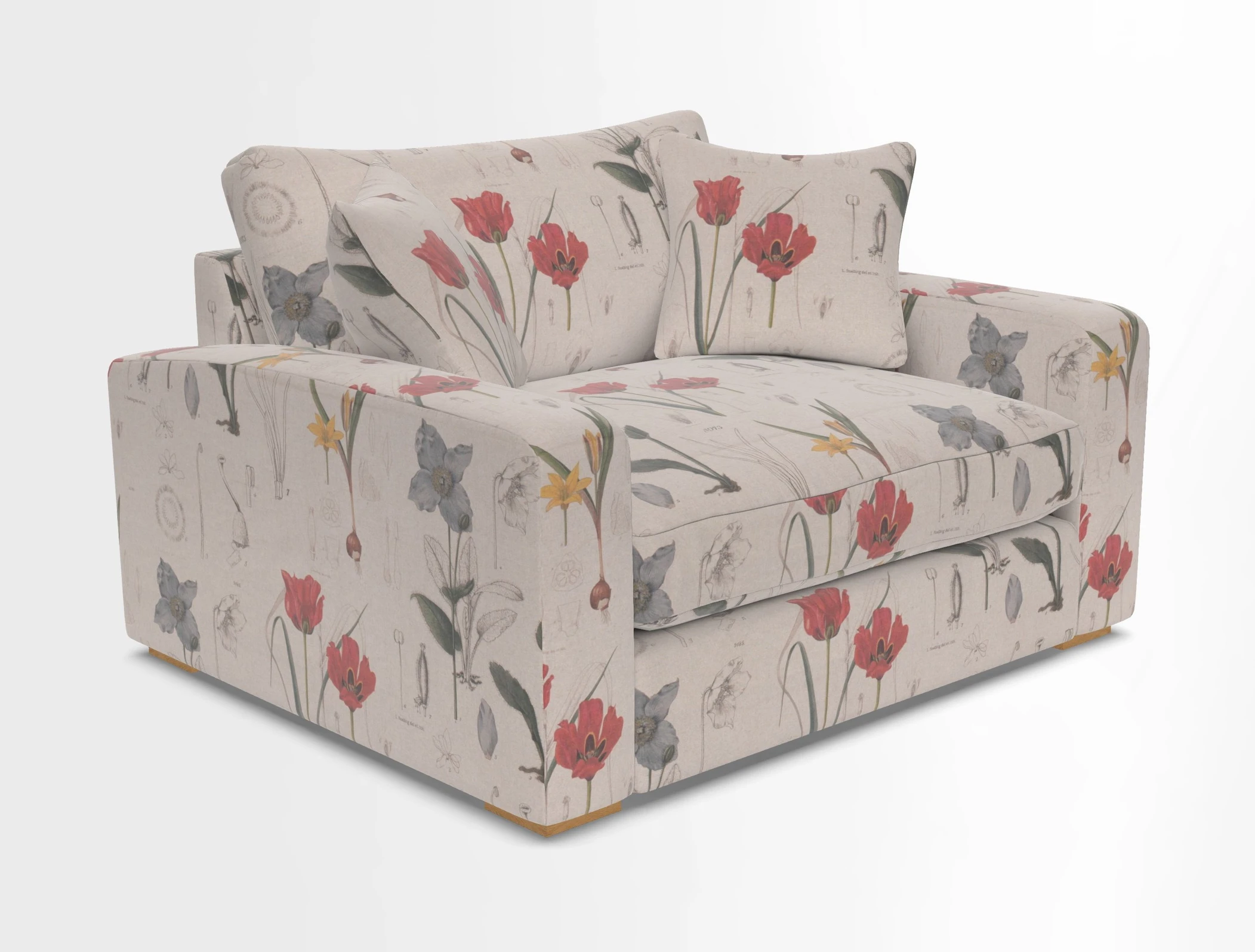Stockbridge Snuggler in Two Tone Plain Biscuit