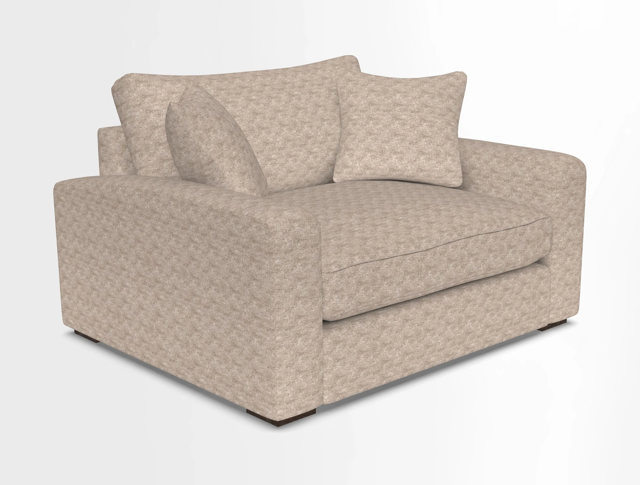 Stockbridge Snuggler in Two Tone Plain Biscuit