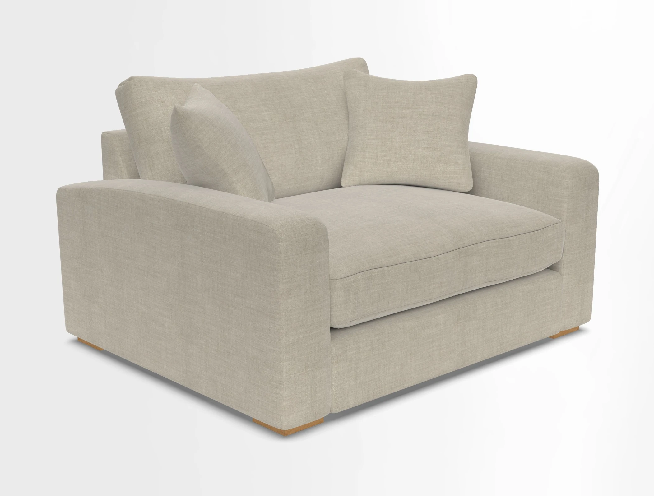 Stockbridge Snuggler in Two Tone Plain Biscuit