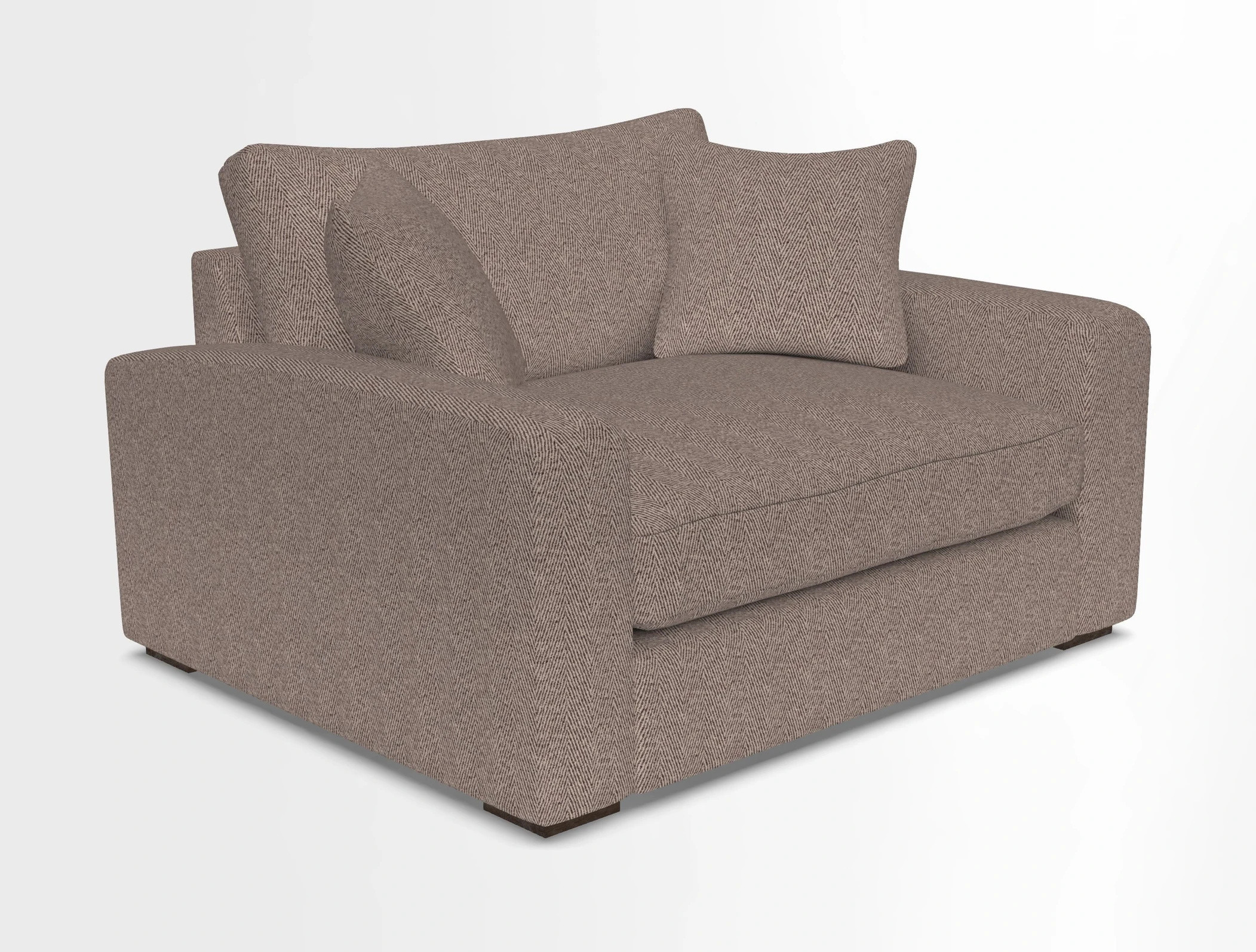 Stockbridge Snuggler in Two Tone Plain Biscuit