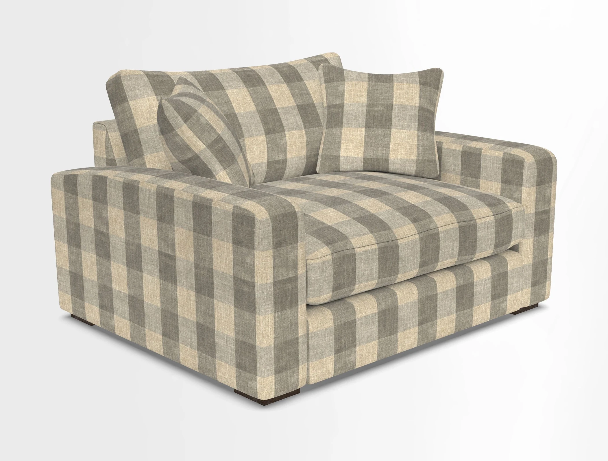 Stockbridge Snuggler in Two Tone Plain Biscuit