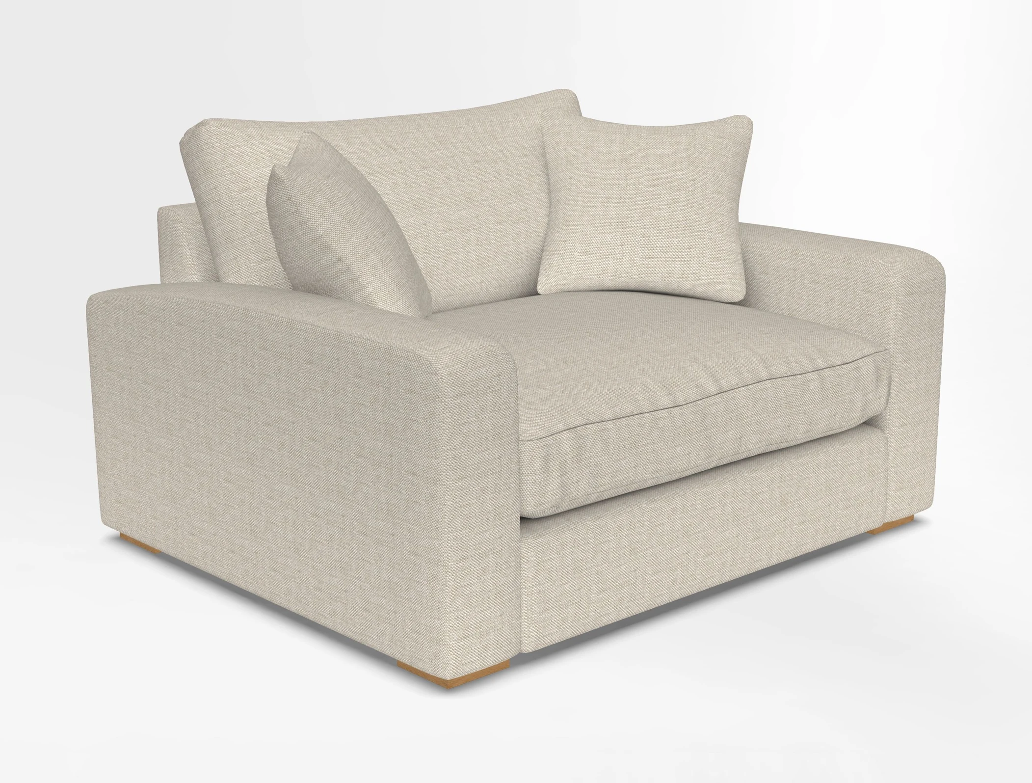 Stockbridge Snuggler in Two Tone Plain Biscuit
