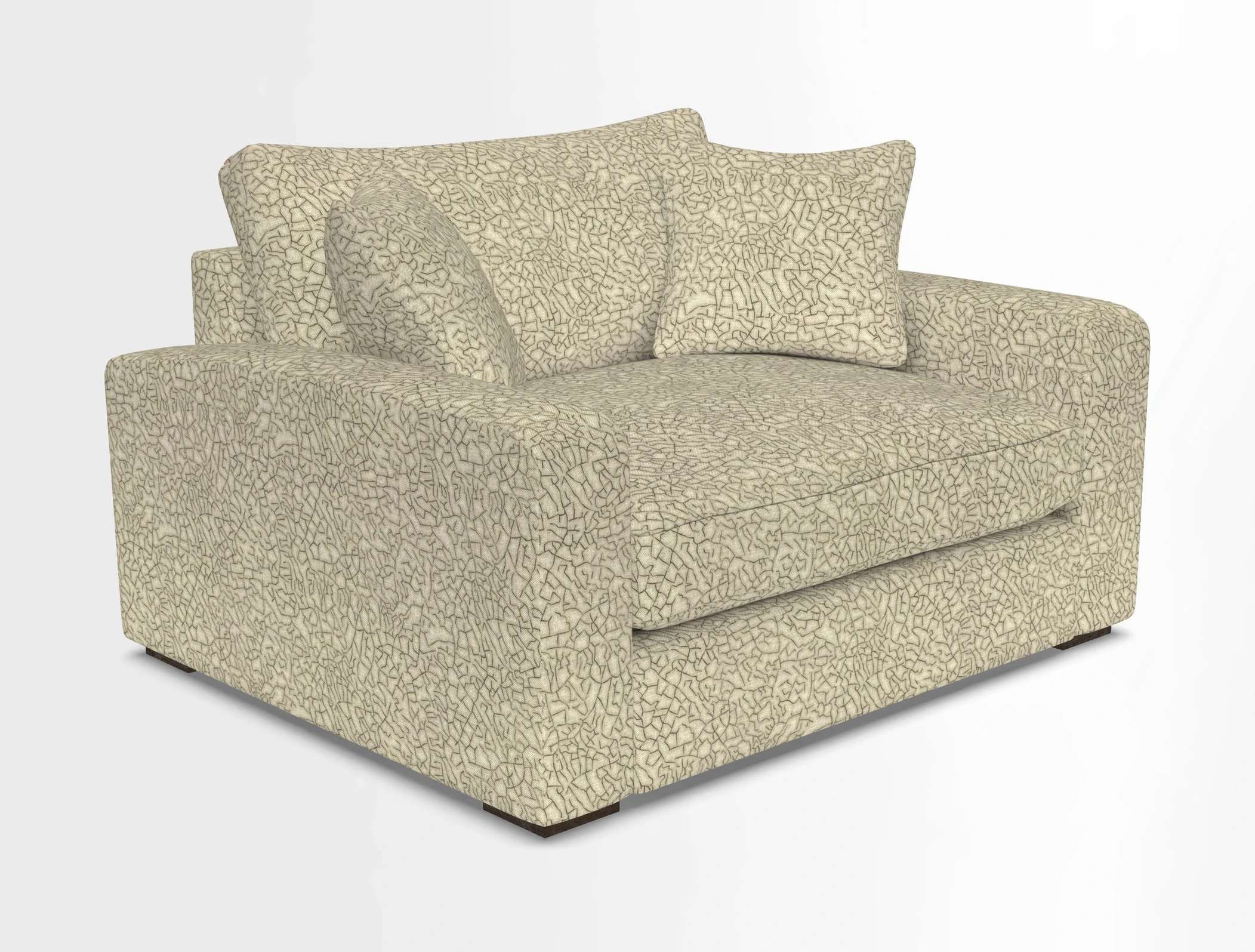 Stockbridge Snuggler in Two Tone Plain Biscuit