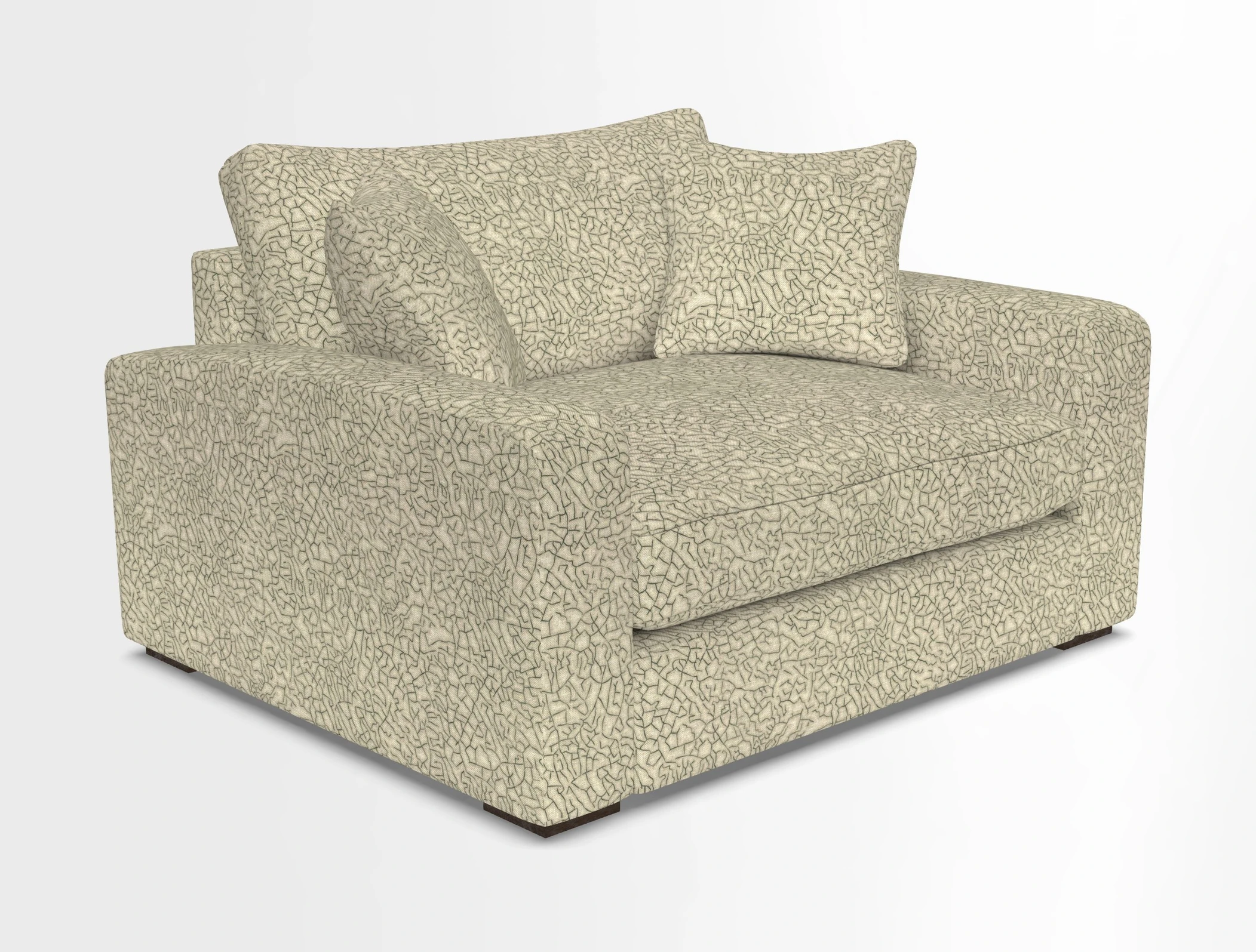 Stockbridge Snuggler in Two Tone Plain Biscuit
