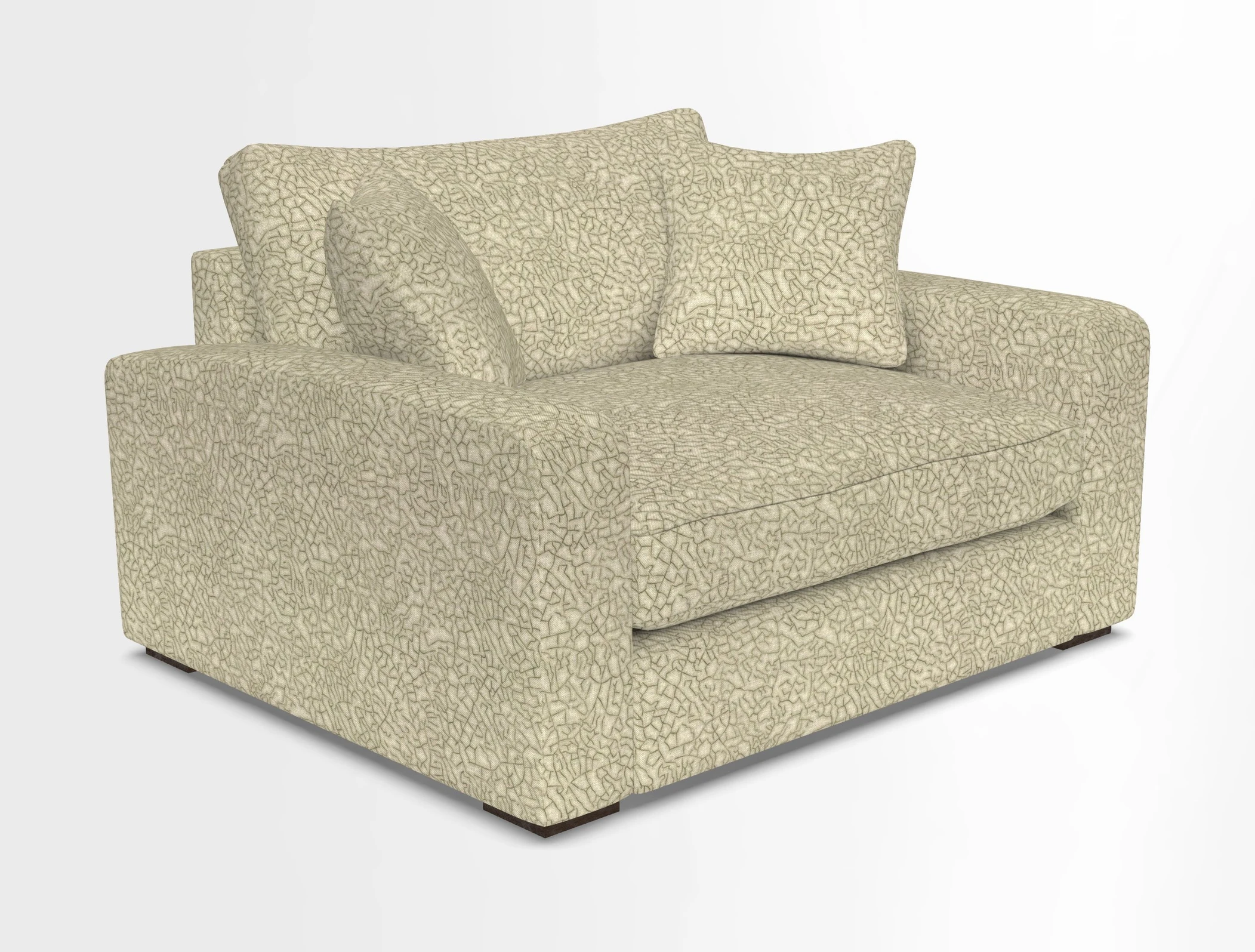 Stockbridge Snuggler in Two Tone Plain Biscuit