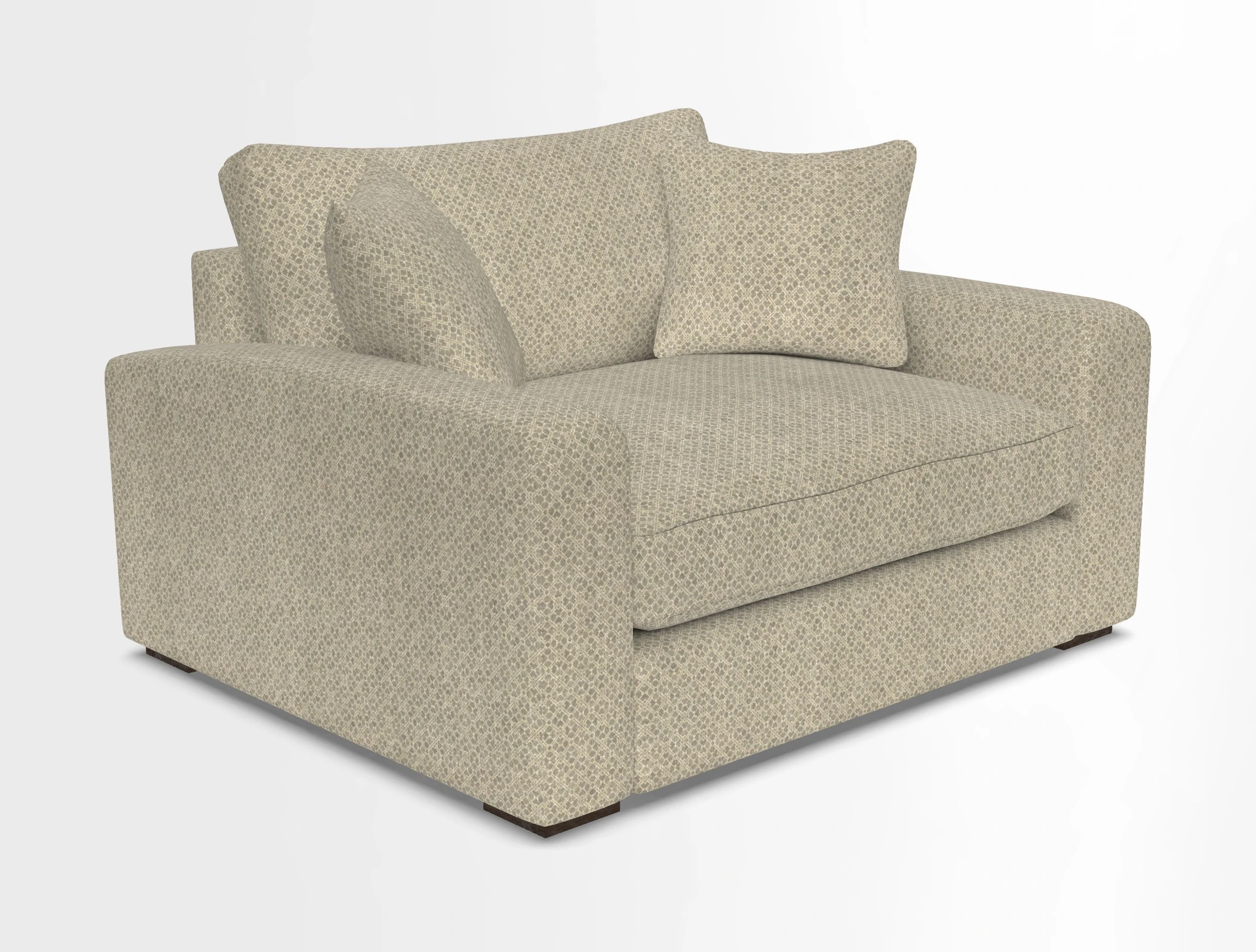 Stockbridge Snuggler in Two Tone Plain Biscuit