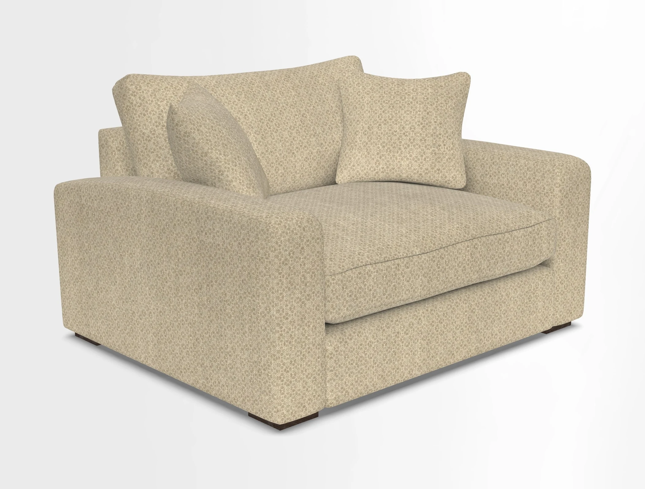 Stockbridge Snuggler in Two Tone Plain Biscuit