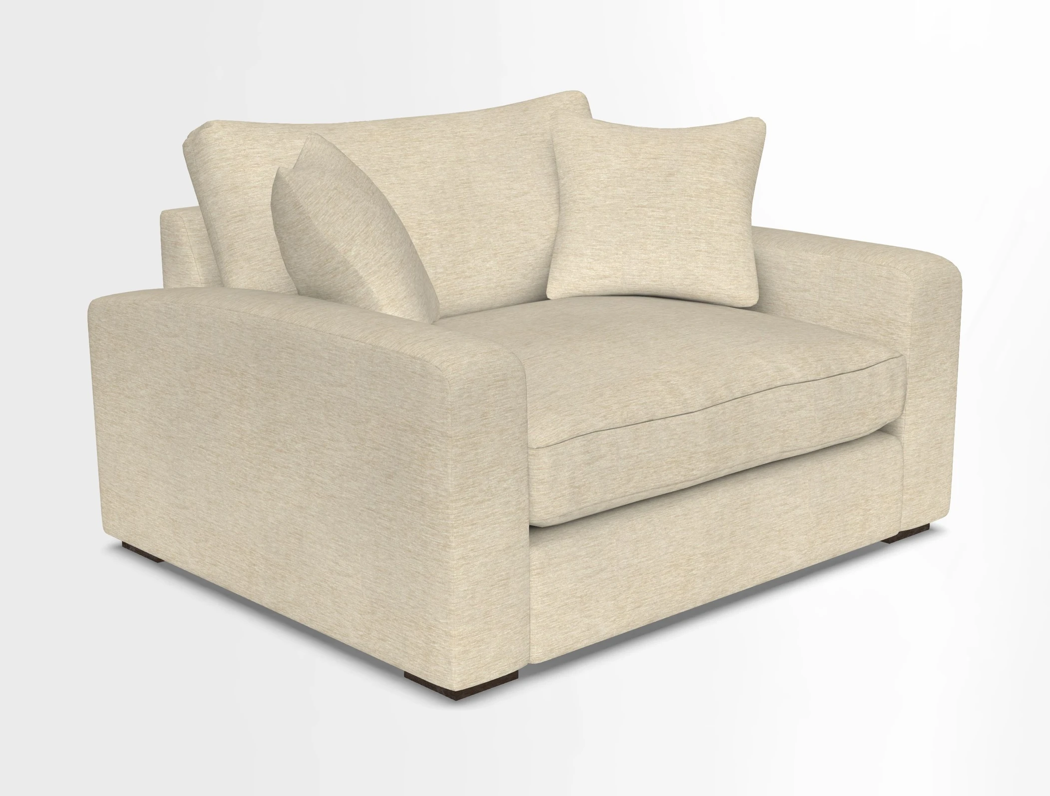 Stockbridge Snuggler in Two Tone Plain Biscuit