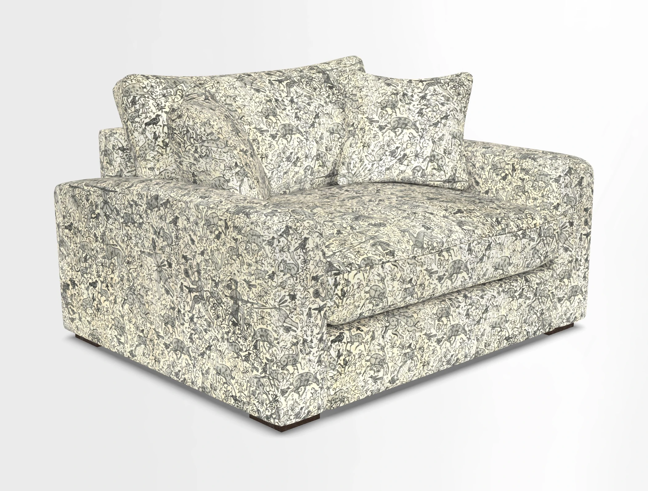 Stockbridge Snuggler in Two Tone Plain Biscuit