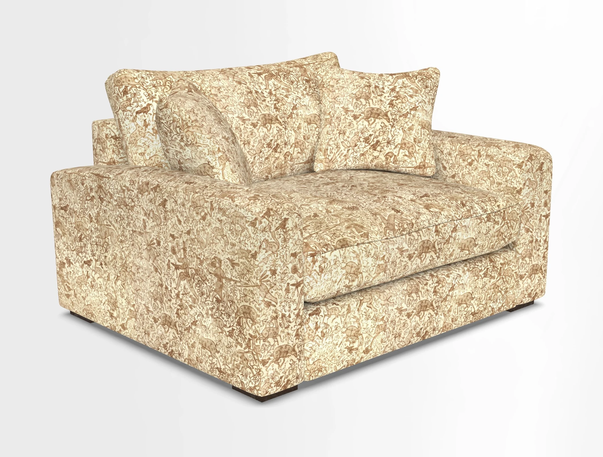 Stockbridge Snuggler in Two Tone Plain Biscuit