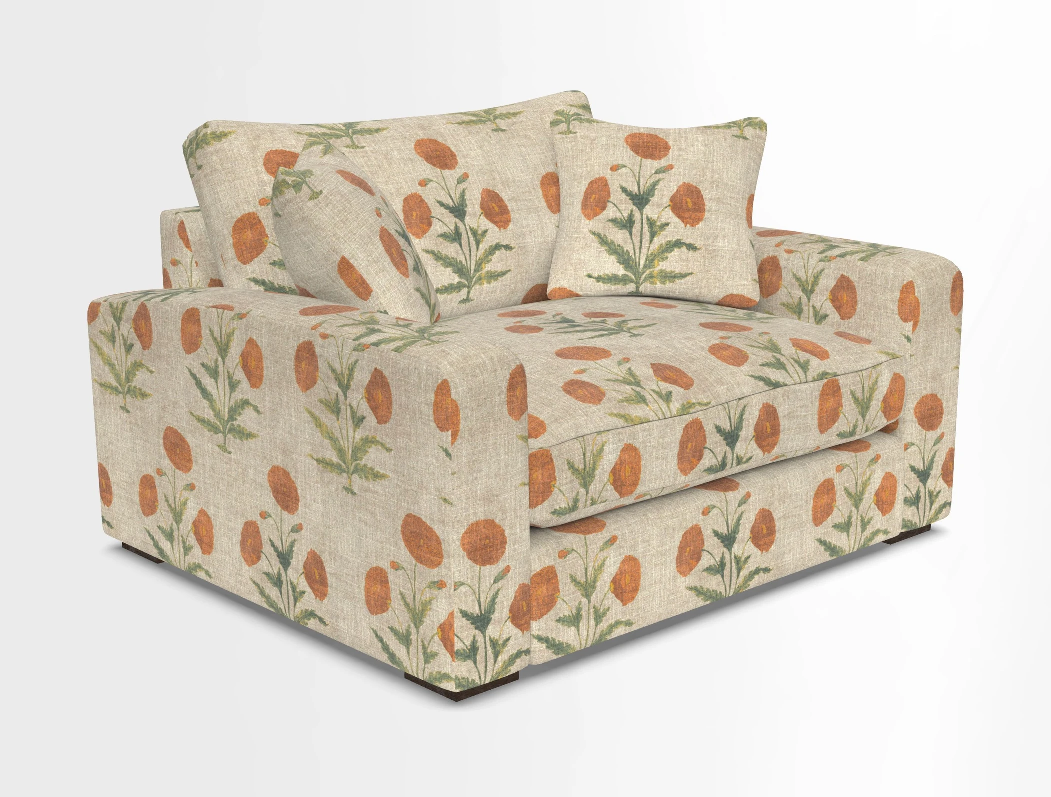 Stockbridge Snuggler in Two Tone Plain Biscuit
