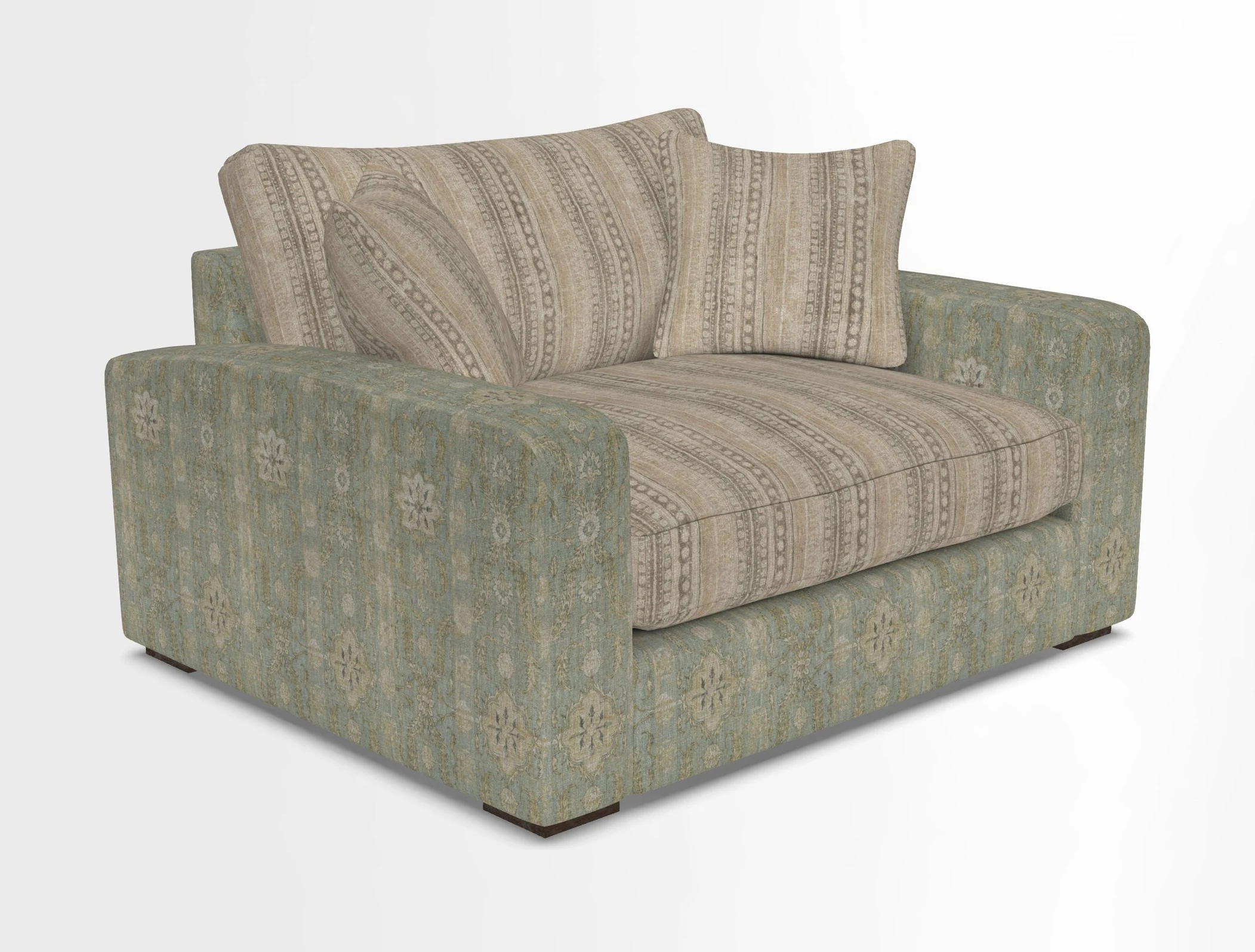 Stockbridge Snuggler in Two Tone Plain Biscuit