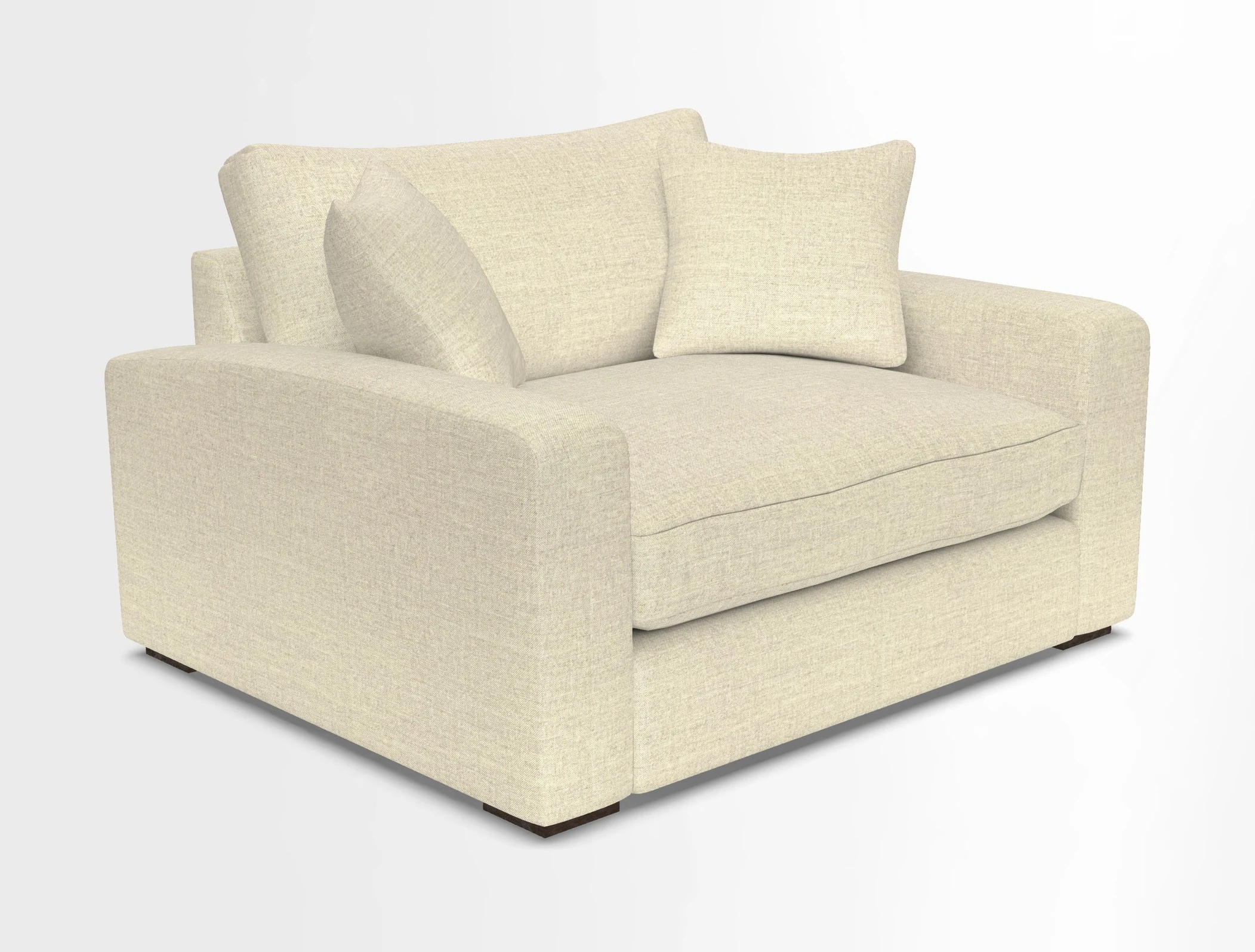 Stockbridge Snuggler in Two Tone Plain Biscuit