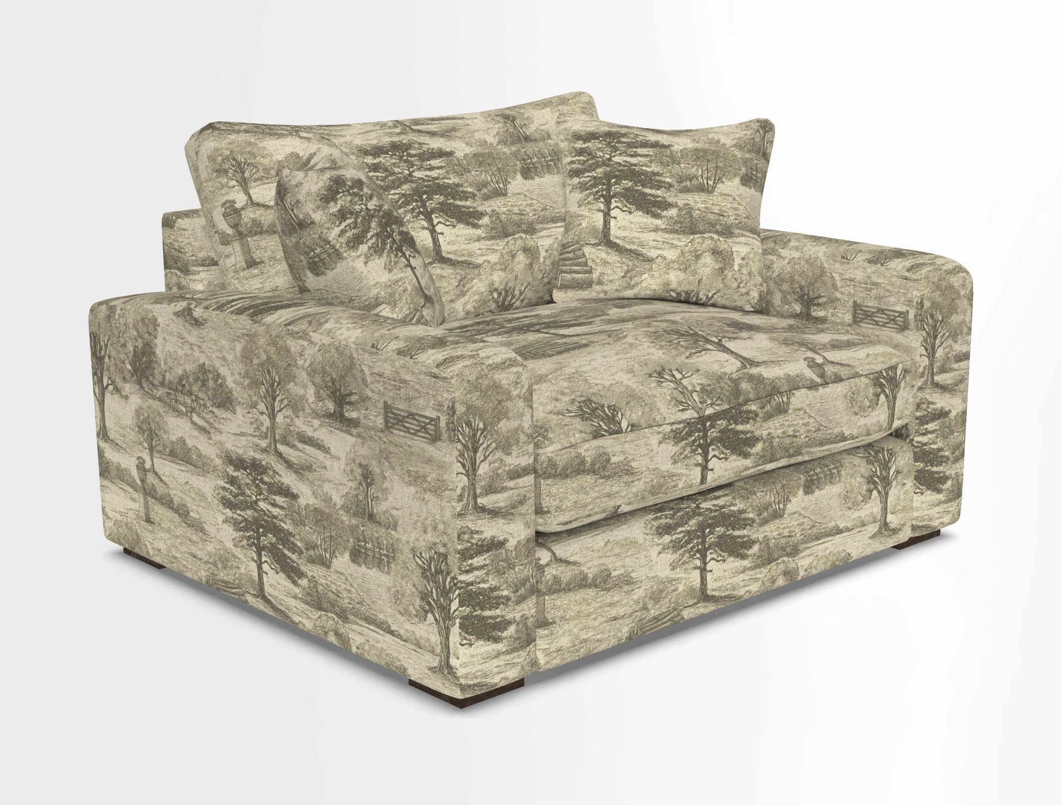 Stockbridge Snuggler in Two Tone Plain Biscuit