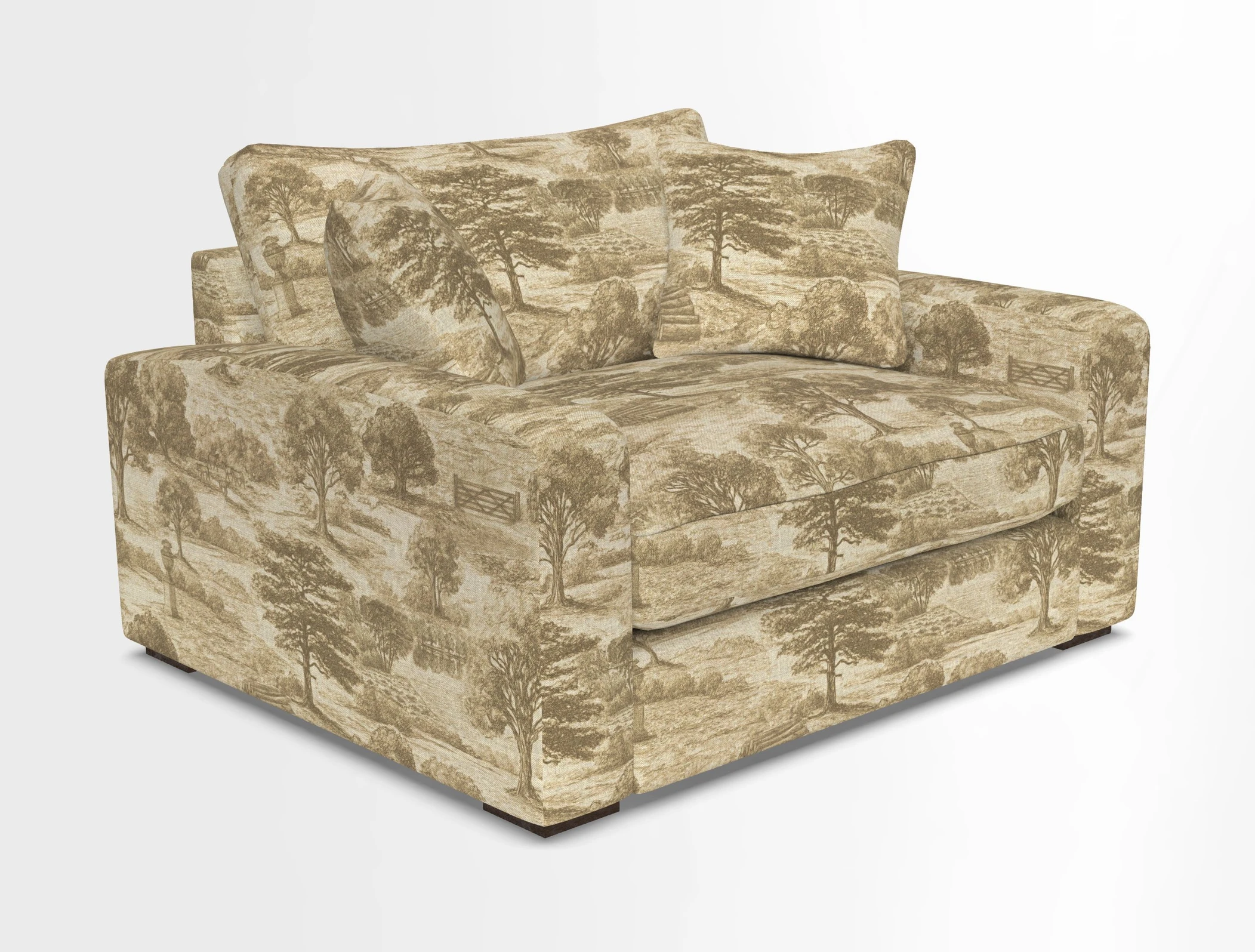 Stockbridge Snuggler in Two Tone Plain Biscuit