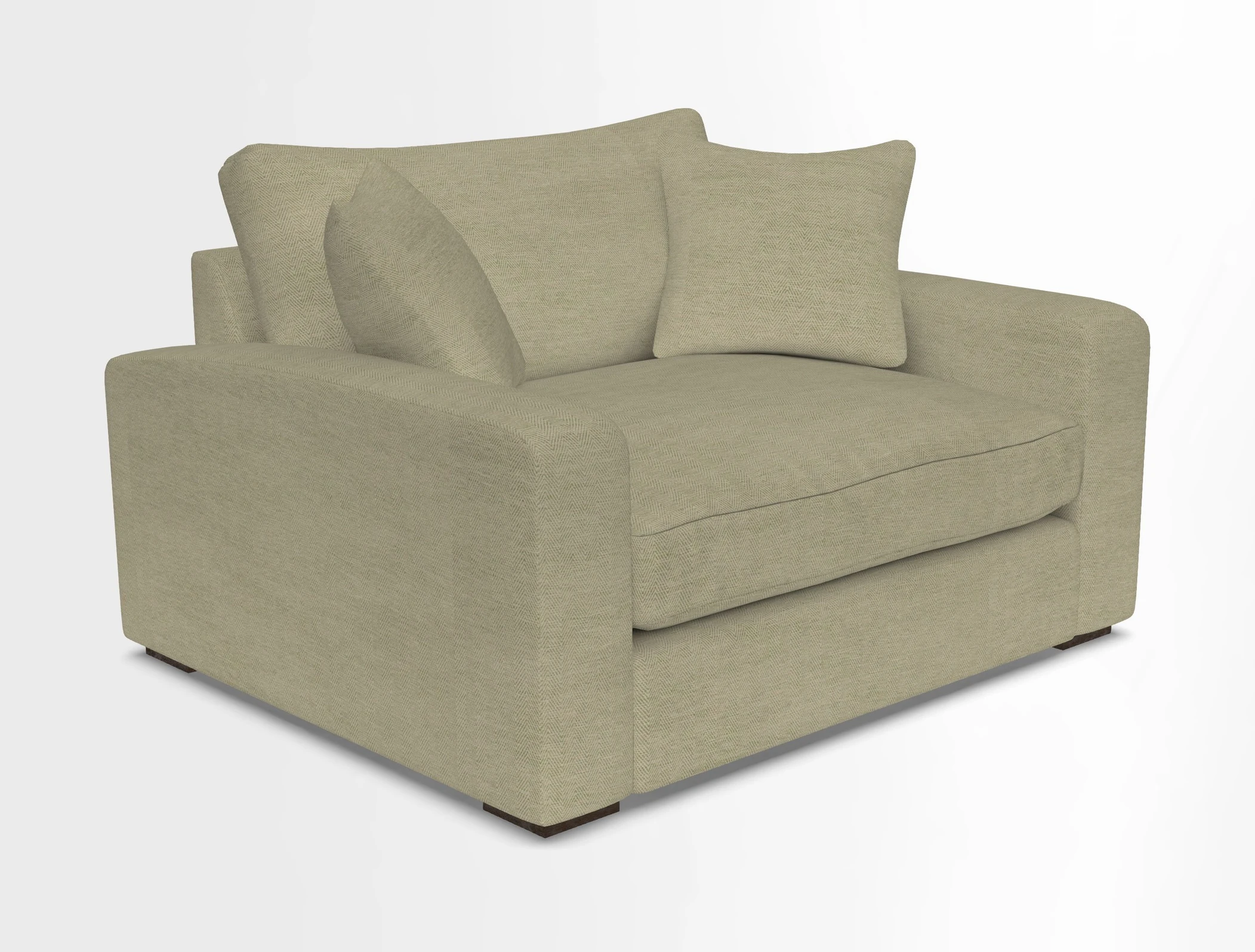 Stockbridge Snuggler in Two Tone Plain Biscuit