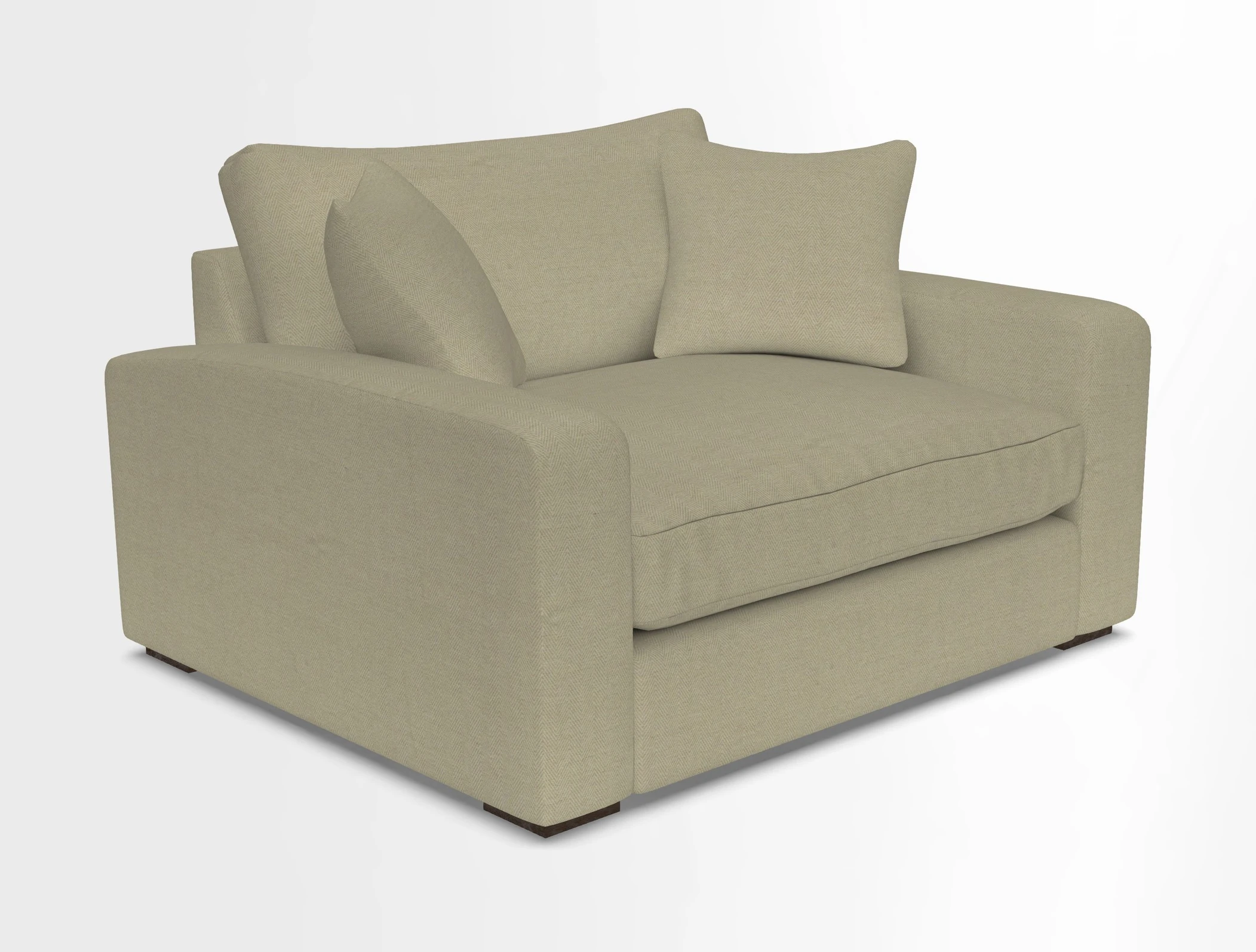 Stockbridge Snuggler in Two Tone Plain Biscuit