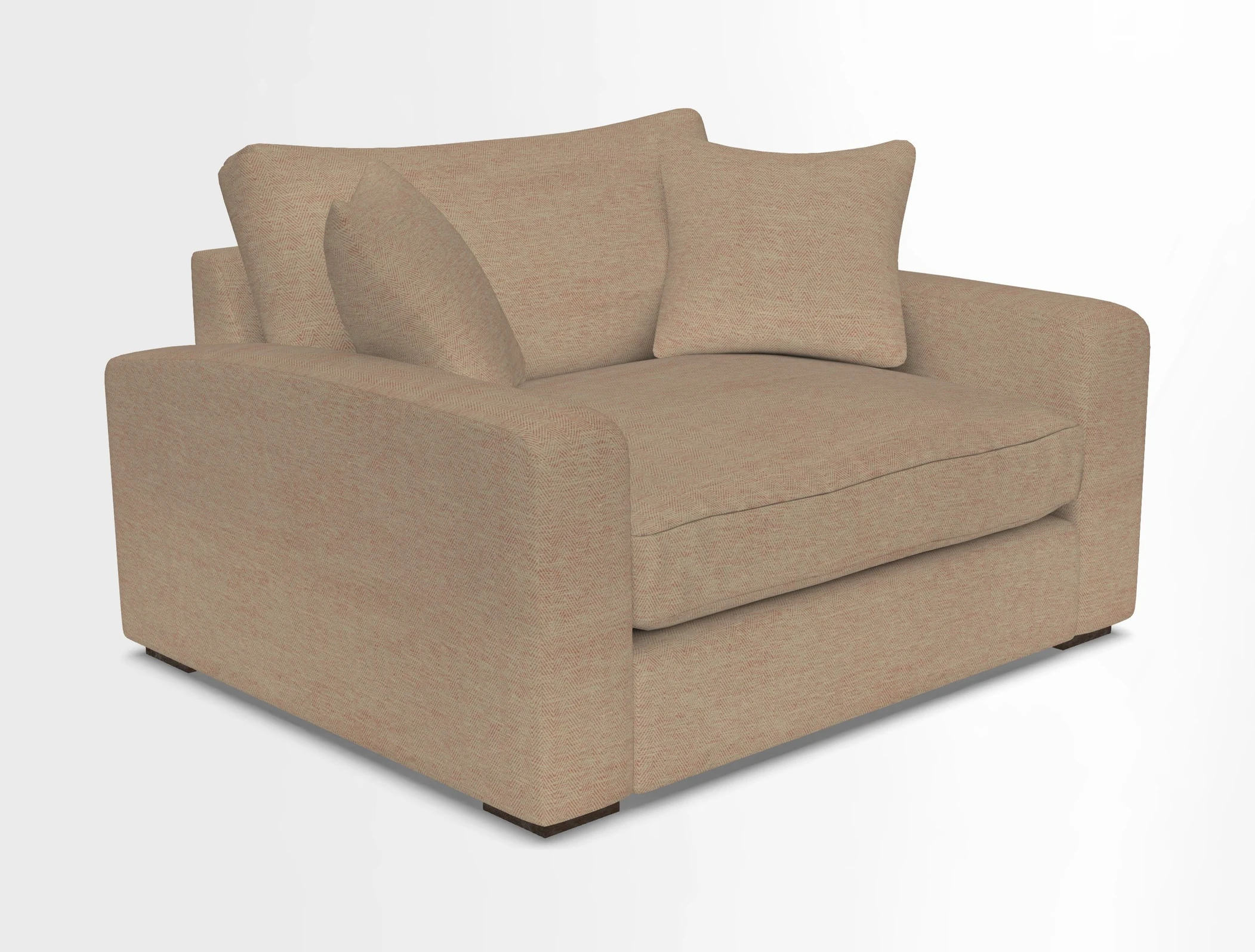 Stockbridge Snuggler in Two Tone Plain Biscuit