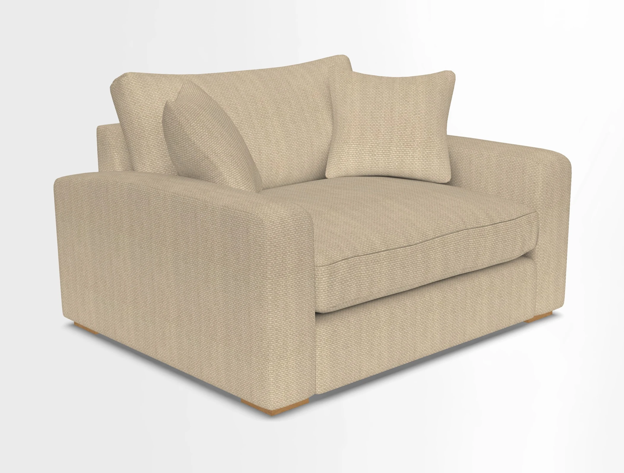Stockbridge Snuggler in Two Tone Plain Biscuit