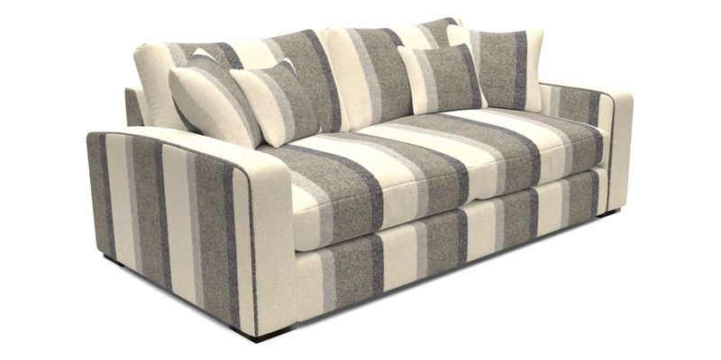 Stockbridge 3 Seater Sofa in Warwick Graf Slate