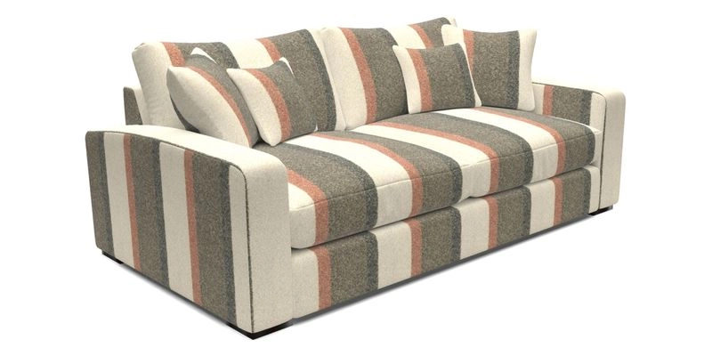 Stockbridge 3 Seater Sofa in Warwick Graf Slate