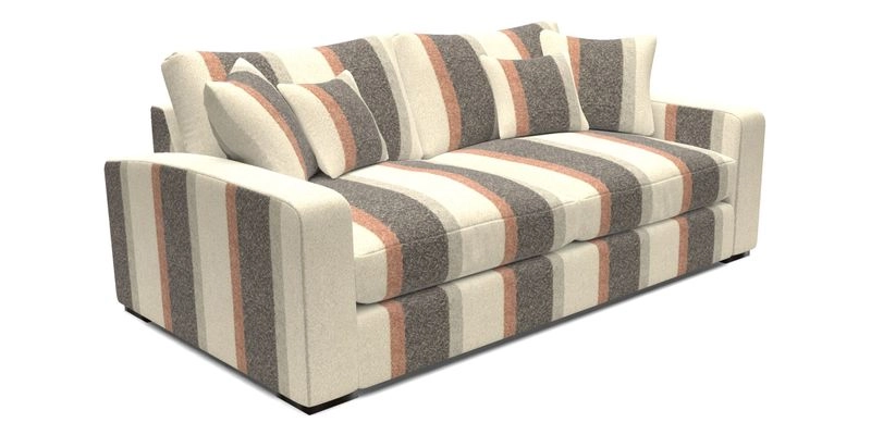 Stockbridge 3 Seater Sofa in Warwick Graf Slate