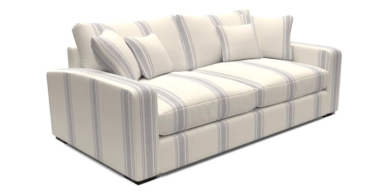 Stockbridge 3 Seater Sofa in Warwick Graf Slate