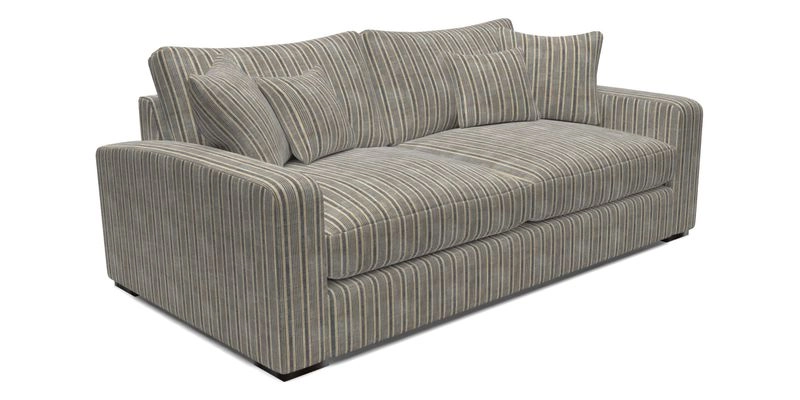 Stockbridge 3 Seater Sofa in Warwick Graf Slate