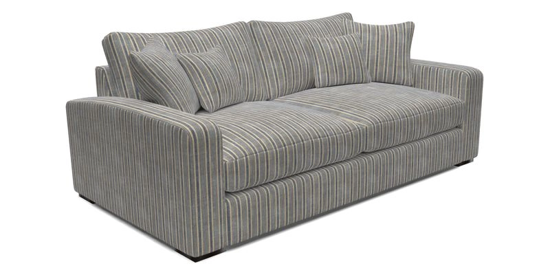 Stockbridge 3 Seater Sofa in Warwick Graf Slate